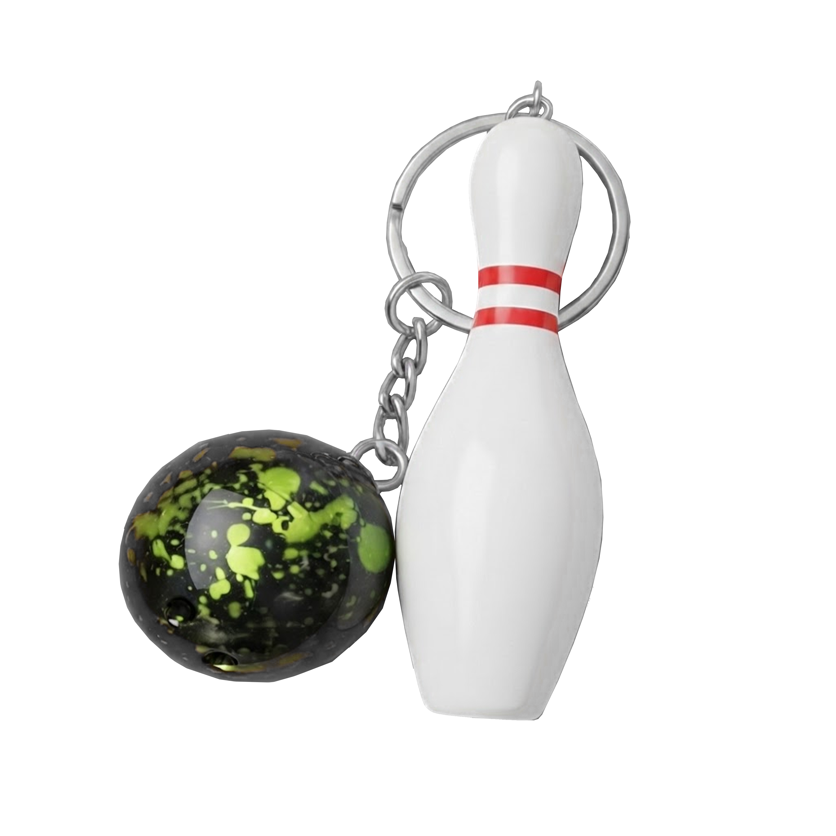 Bowling pin 3D Keychain