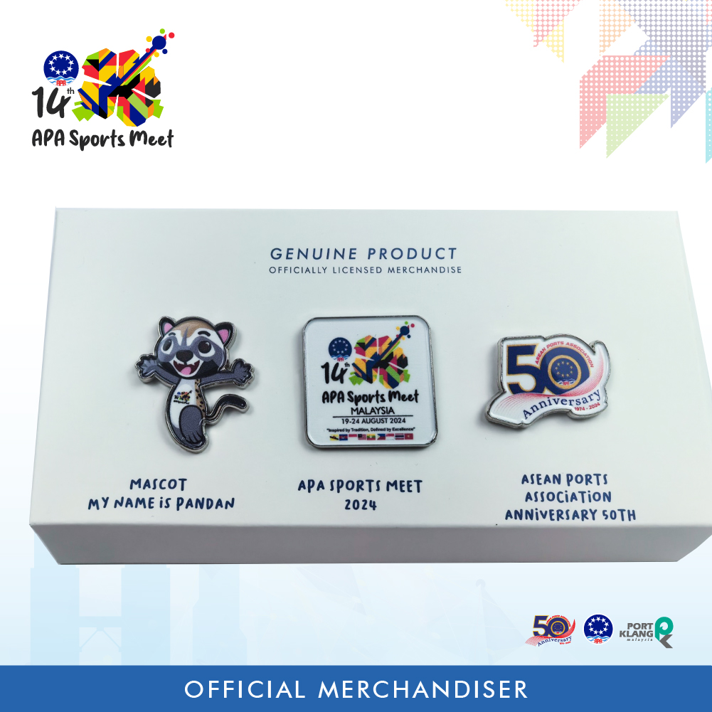 APA SPORTS MEET`24 Brooch Pin Collection