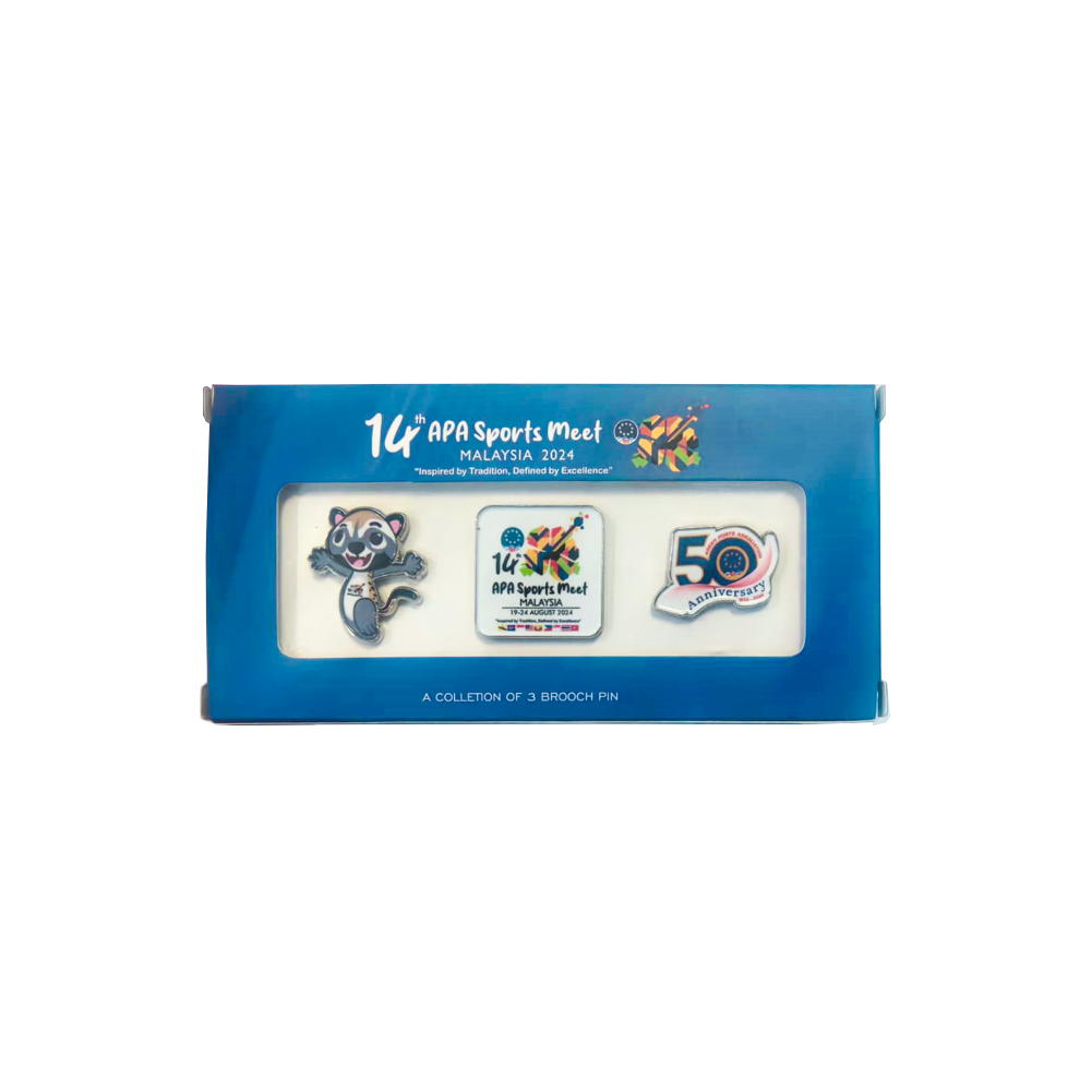 APA SPORTS MEET`24 Brooch Pin Collection