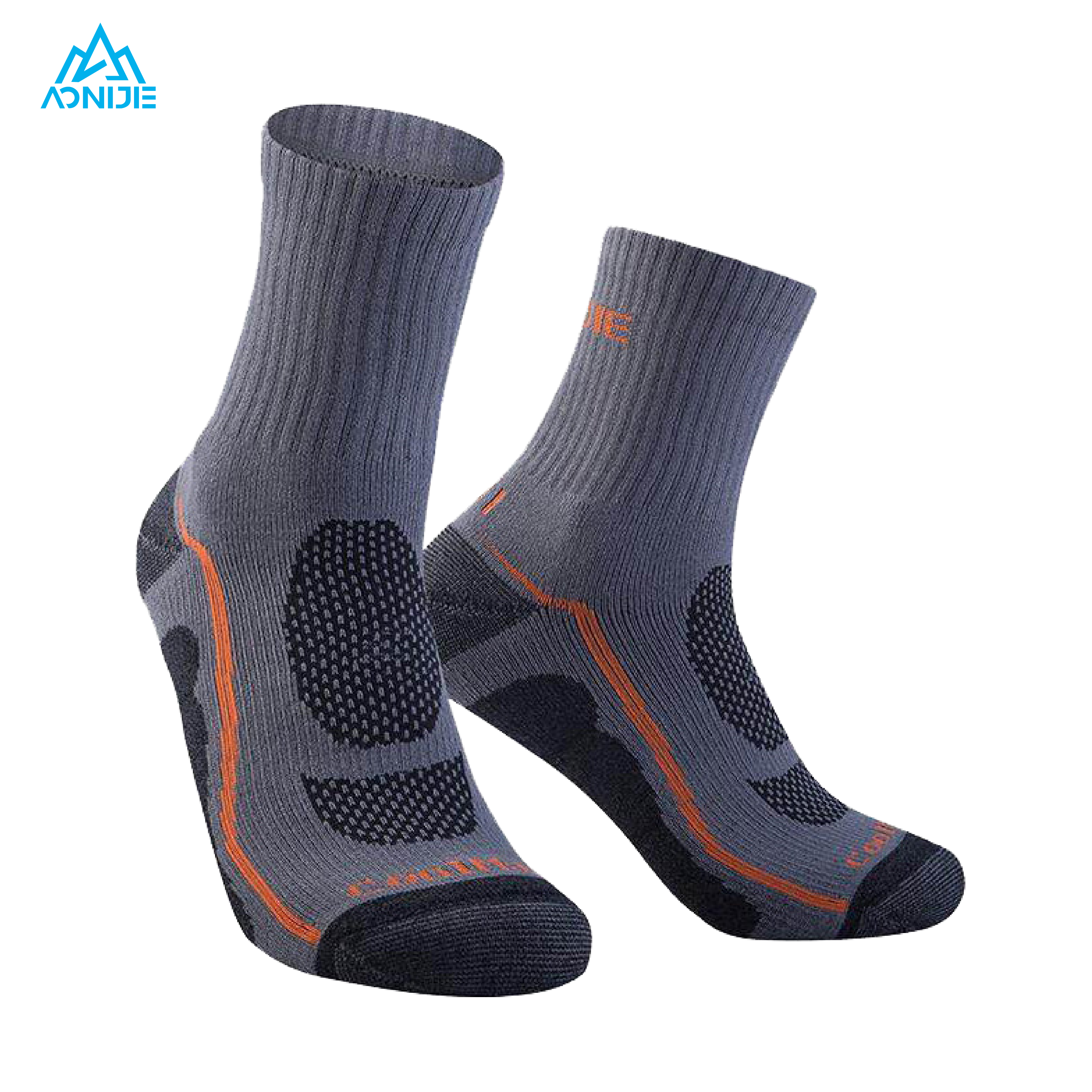 AONIJIE Comfort Sport Socks Grey