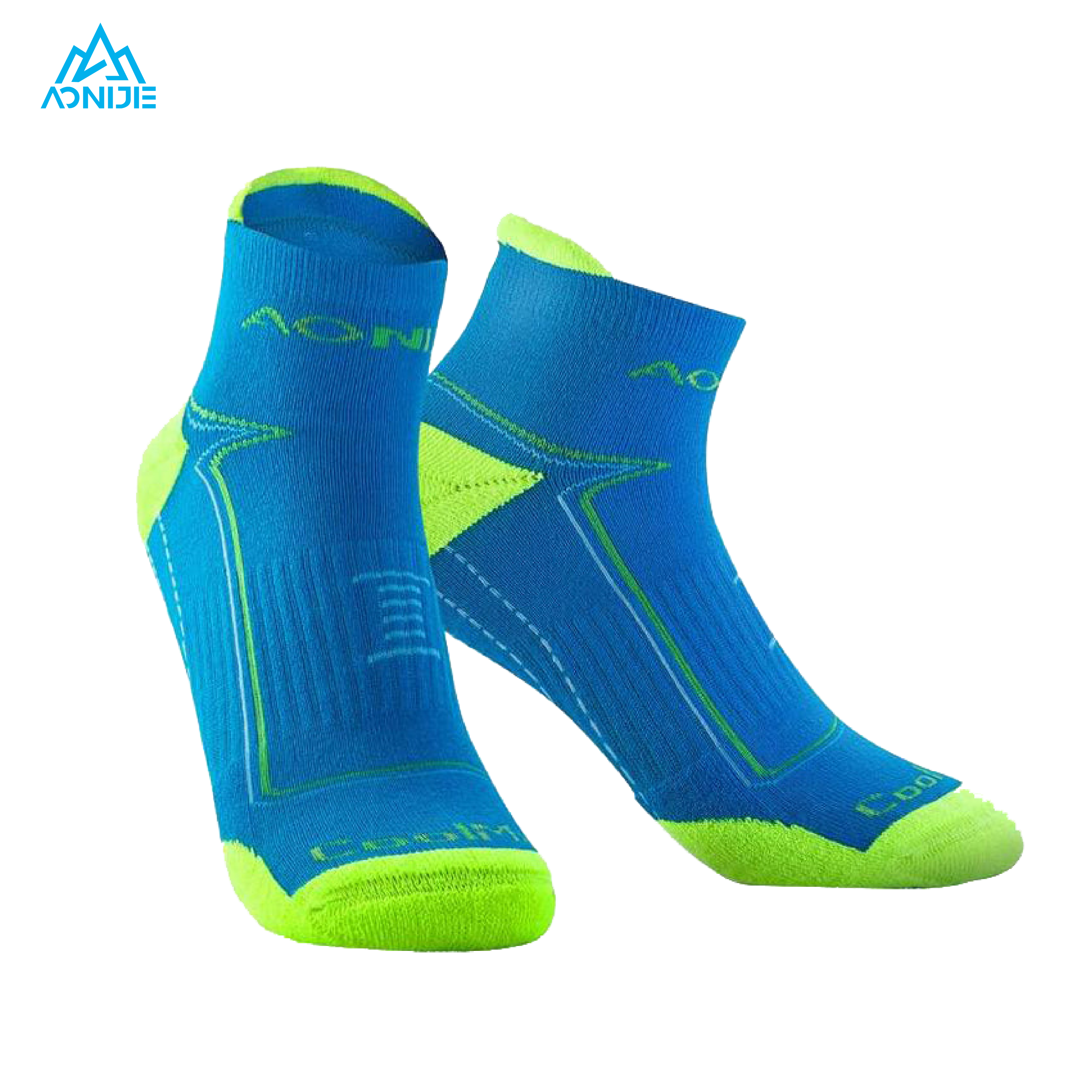 AONIJIE Comfort Sport Socks Green