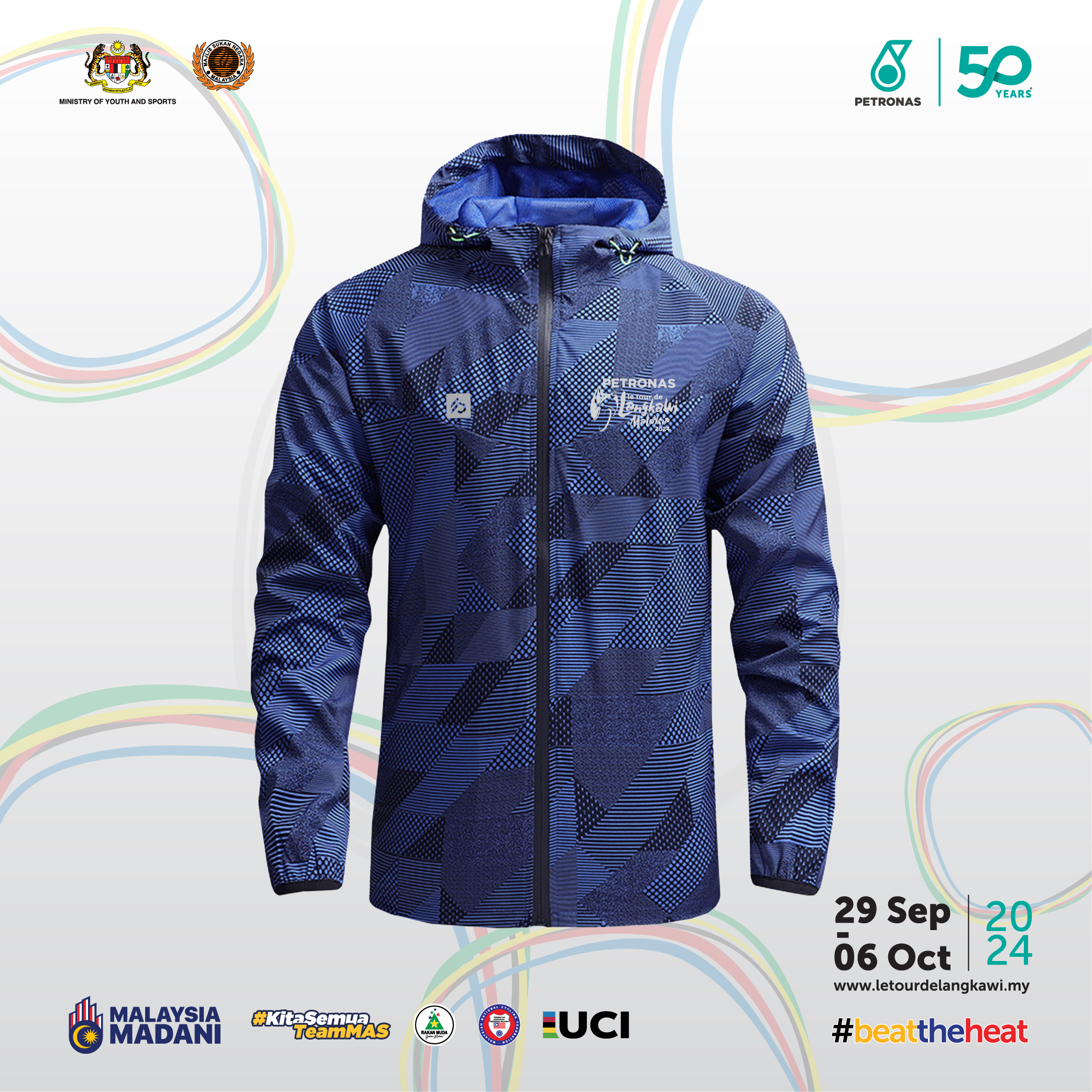 PLTDL`24 Sport Jacket Black Blue Red