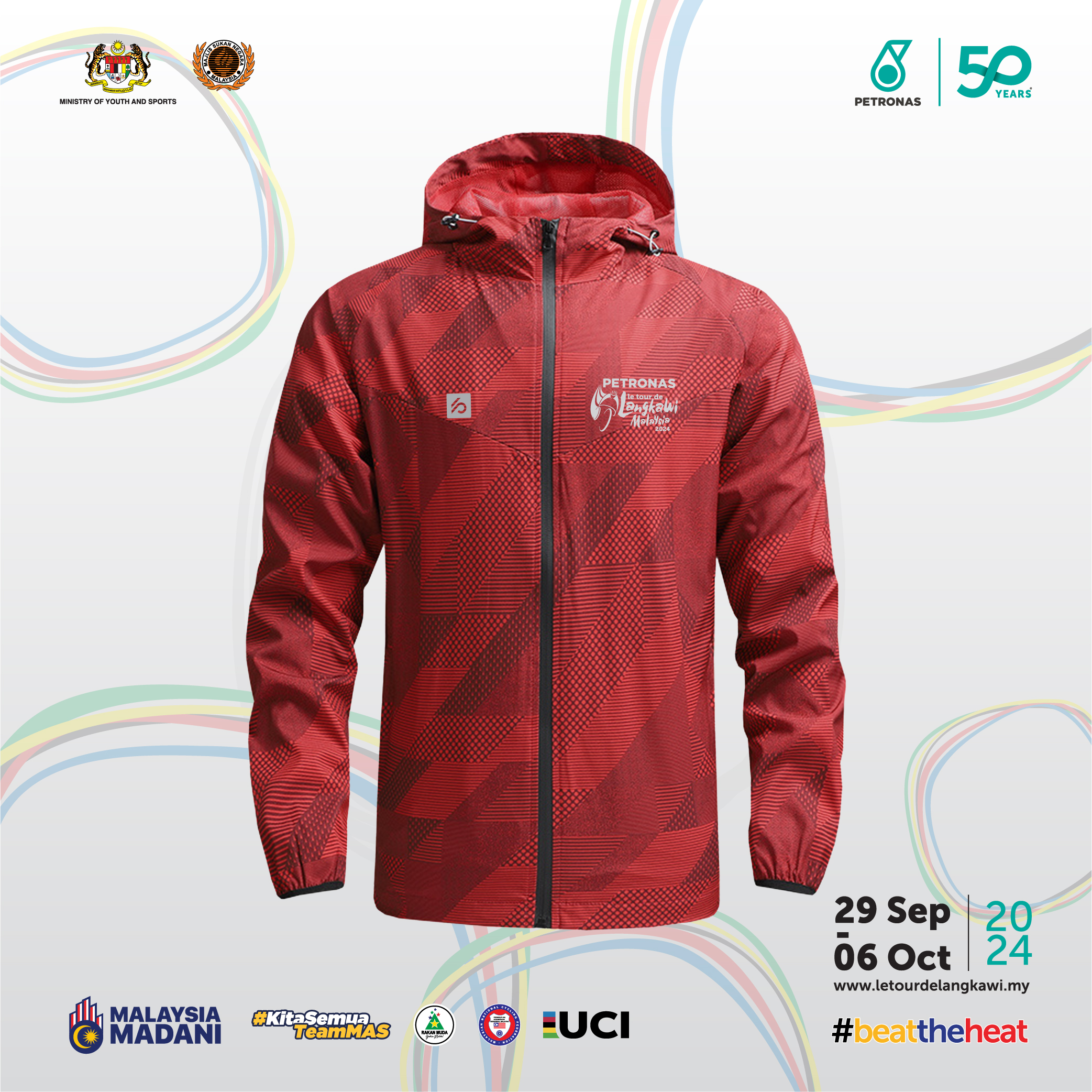 PLTDL`24 Sport Jacket Black Blue Red