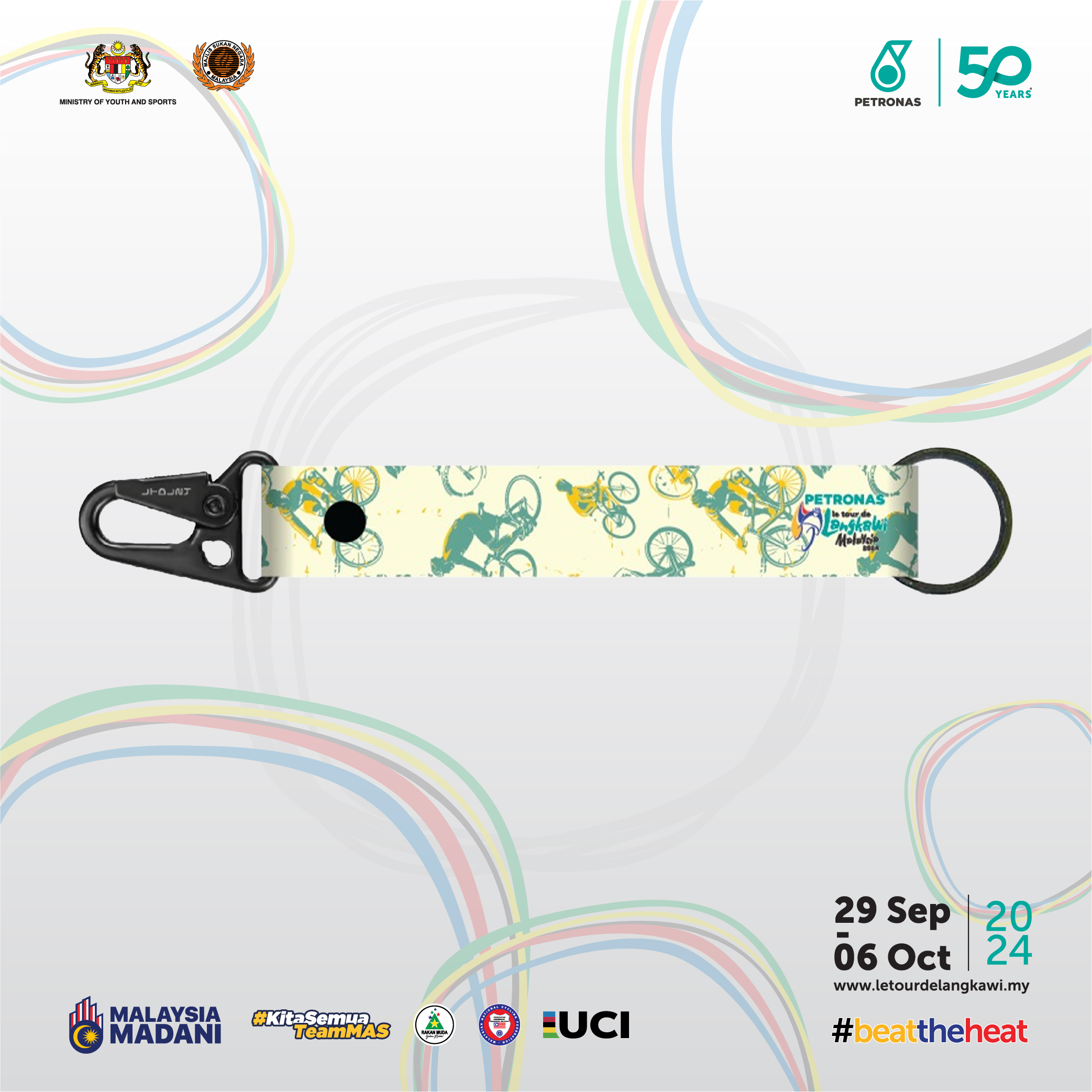 PLTDL`24 Keychain Le Tour de Langkawi 2024