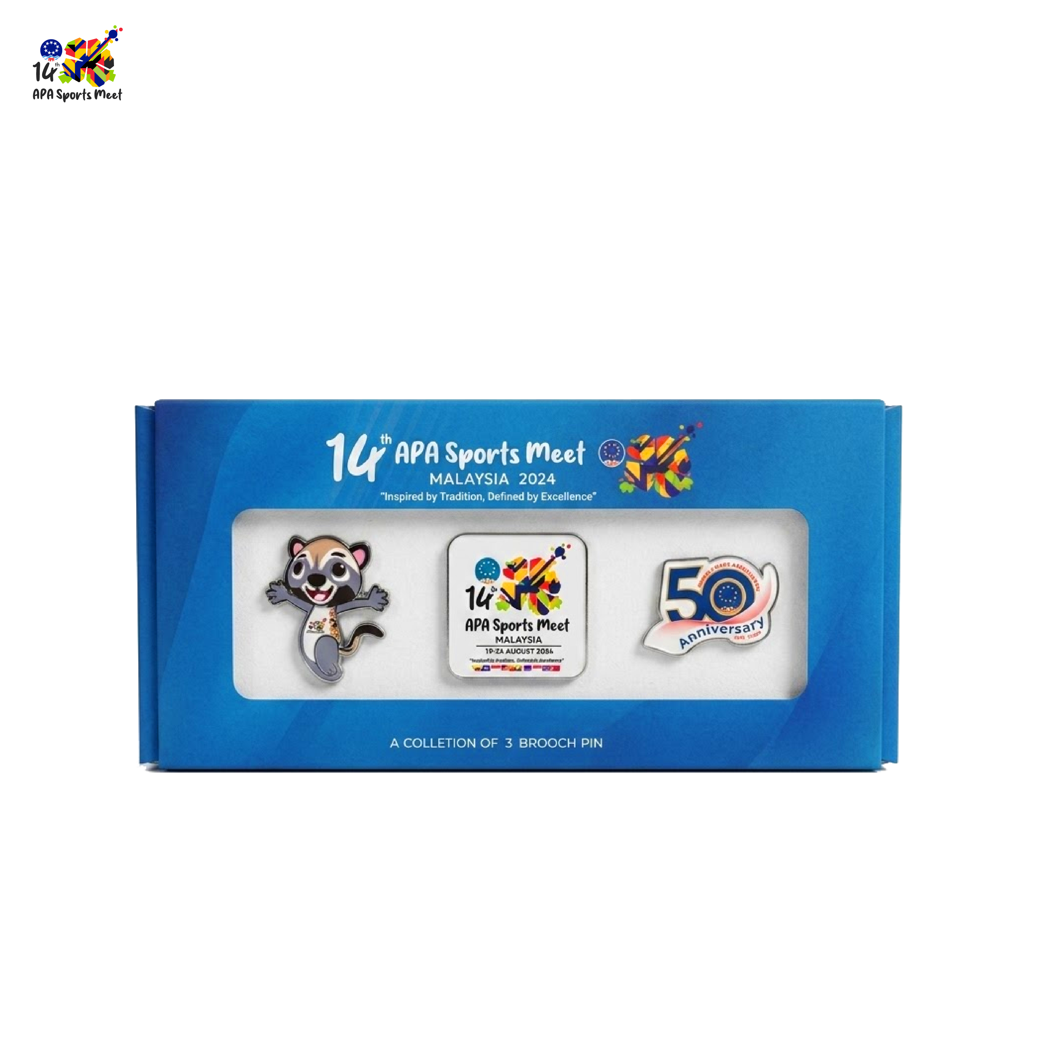 APA SPORTS MEET`24 Brooch Pin Collection