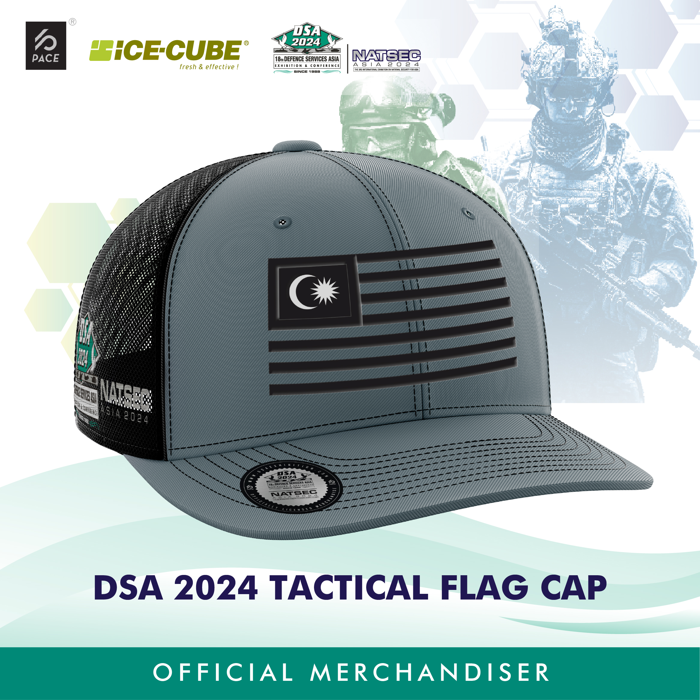DSA 2024 Trucker Cap Tactical Flag