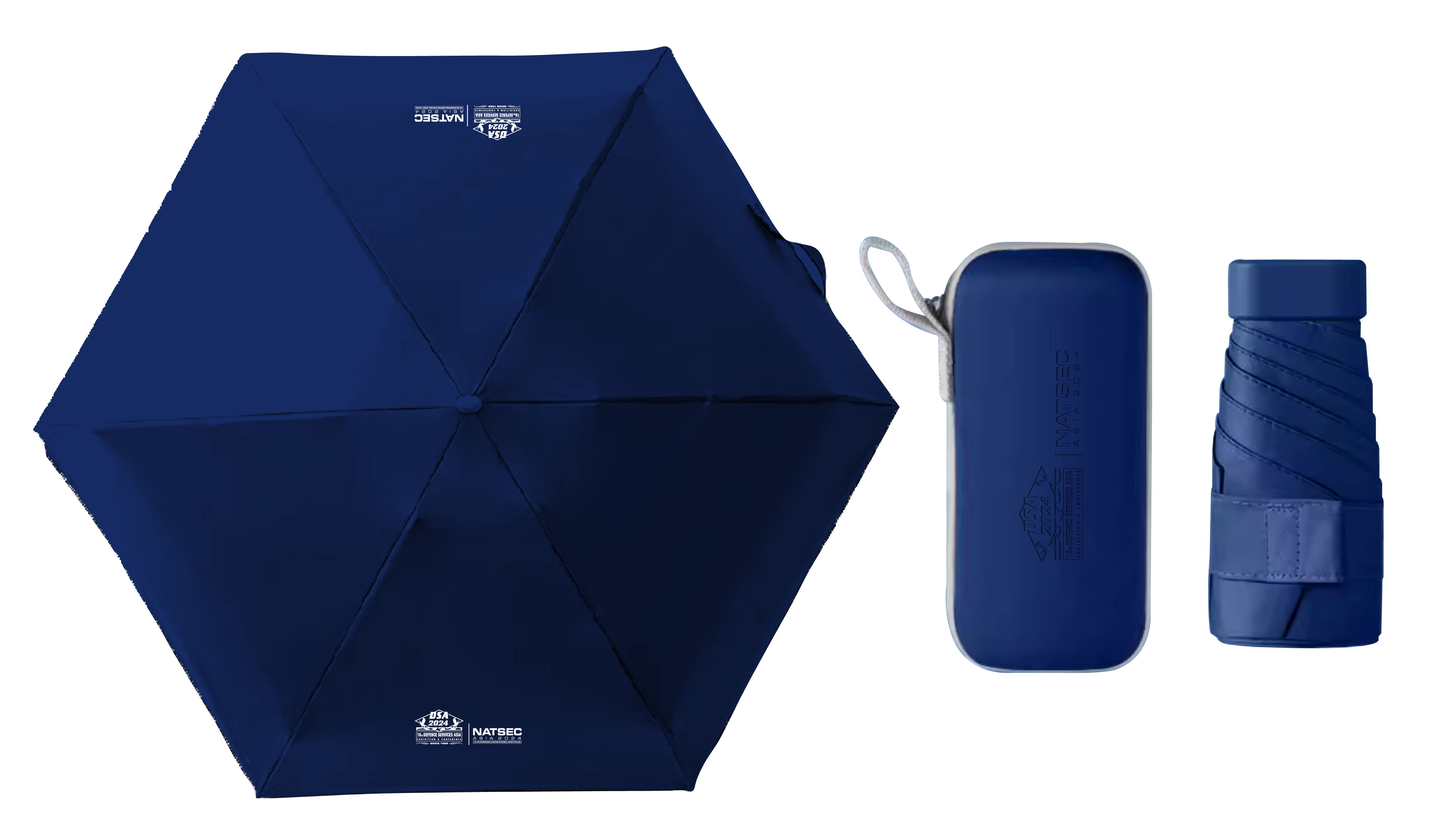 DSA 2024 Mini Umbrella With Box (Blue) [UMDSA-009B UMBRELLA-BL]