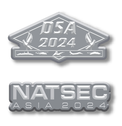 DSA 2024 3D Metal Collar Pin