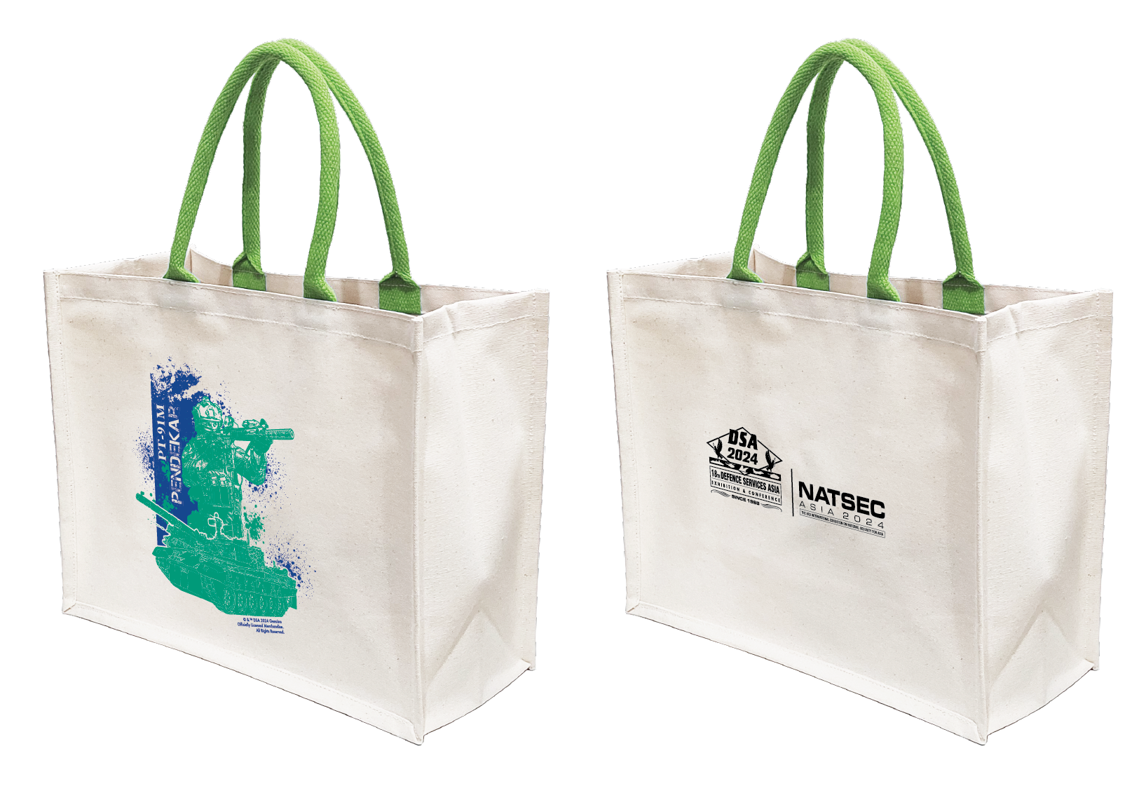 DSA 2024 PT-91M Pendekar Exclusive Canvas Carrier Bag 