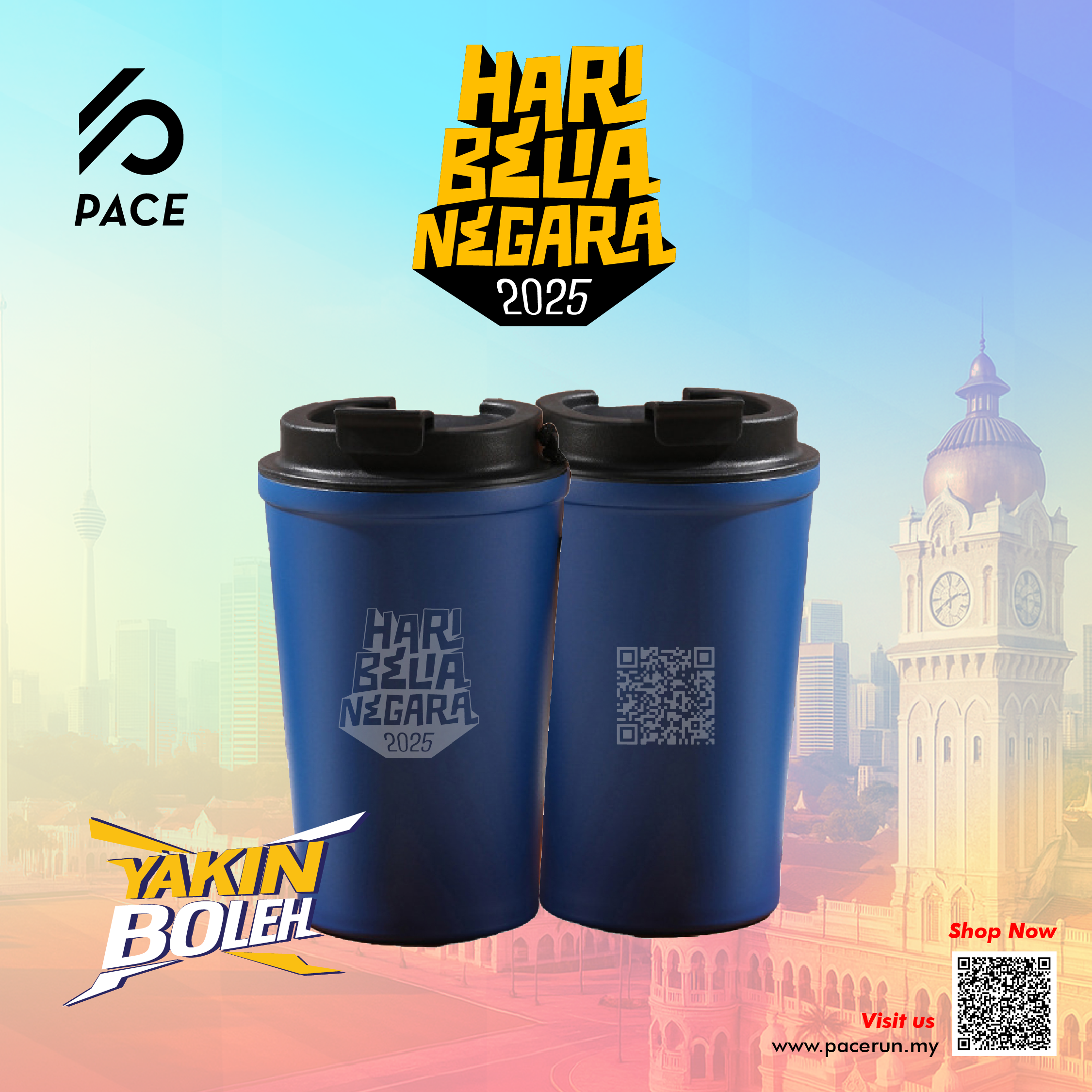 HARI BELIA NEGARA`25 Yakin Boleh KBS Thermal Mug