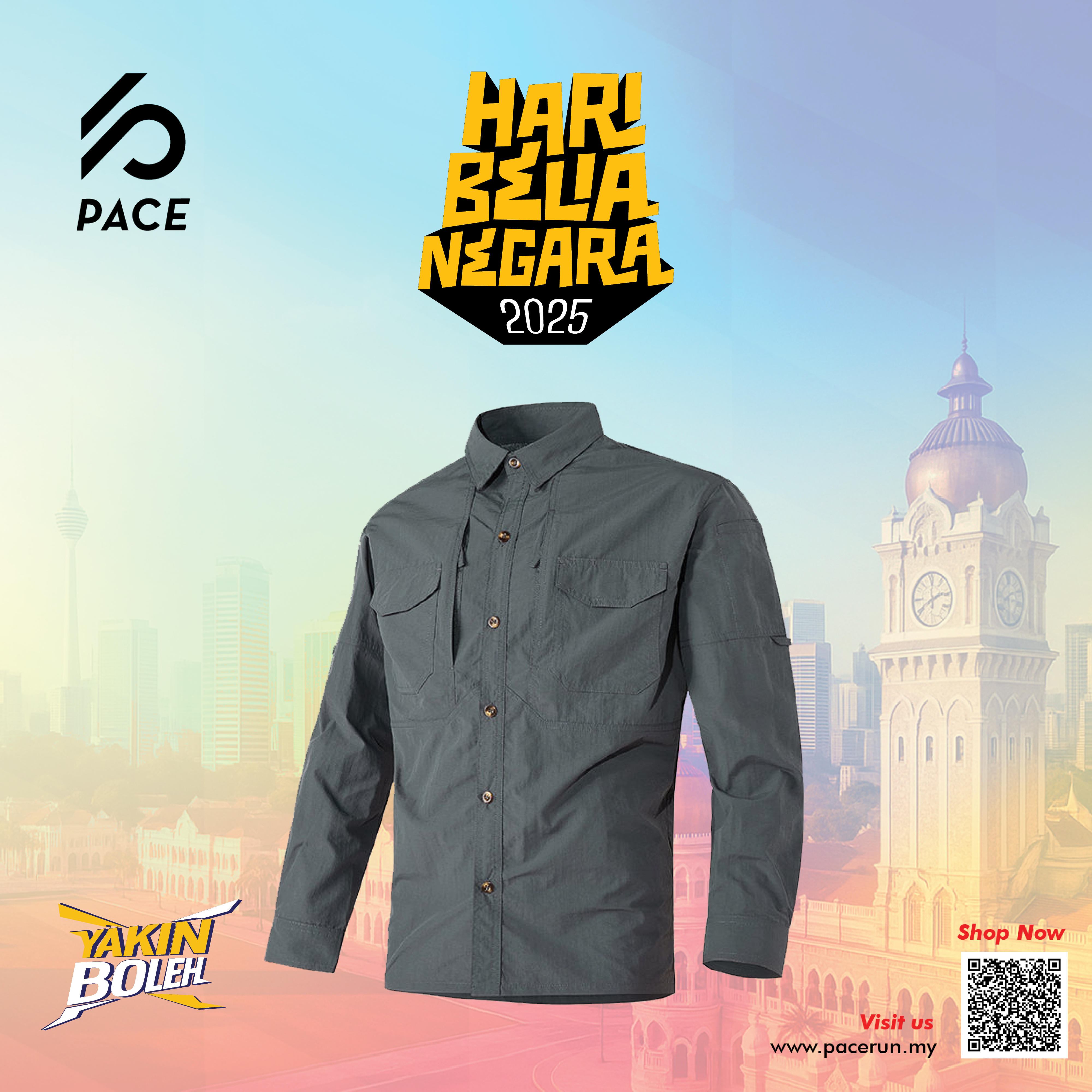 HARI BELIA NEGARA`25 Multi Pocket Shirt