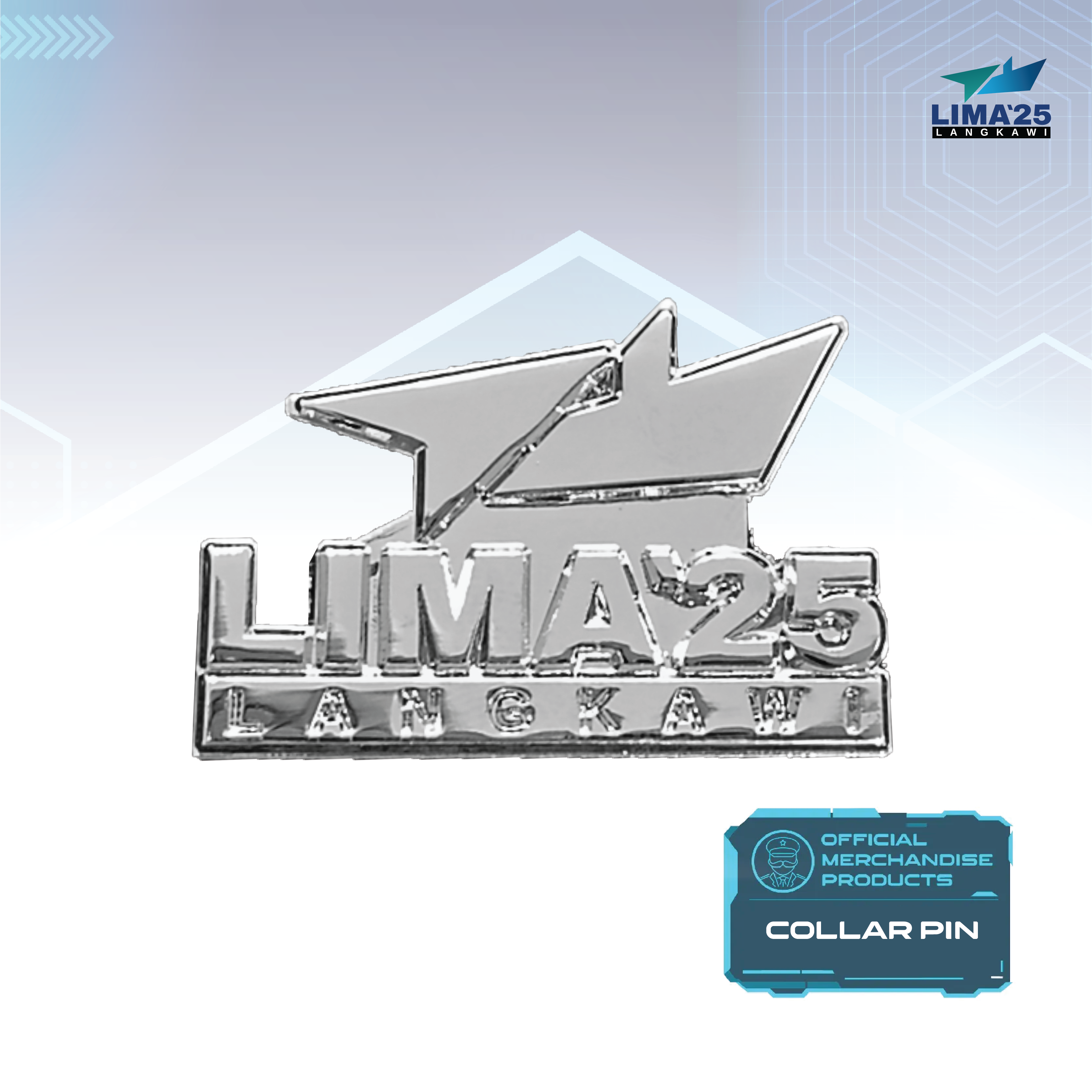 LIMA`25 Silver Collar Pin