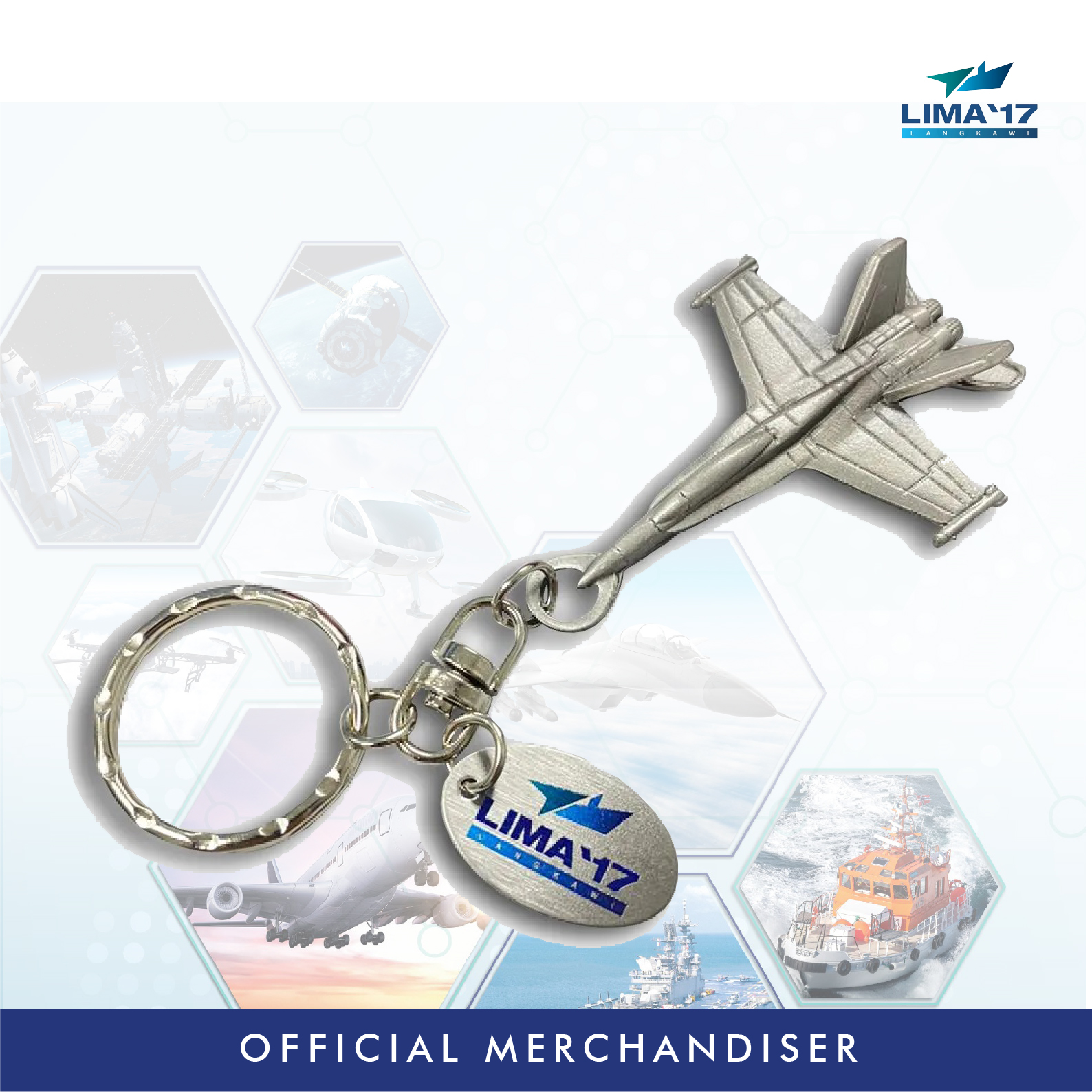LIMA`17 LANGKAWI Jet Keychain 