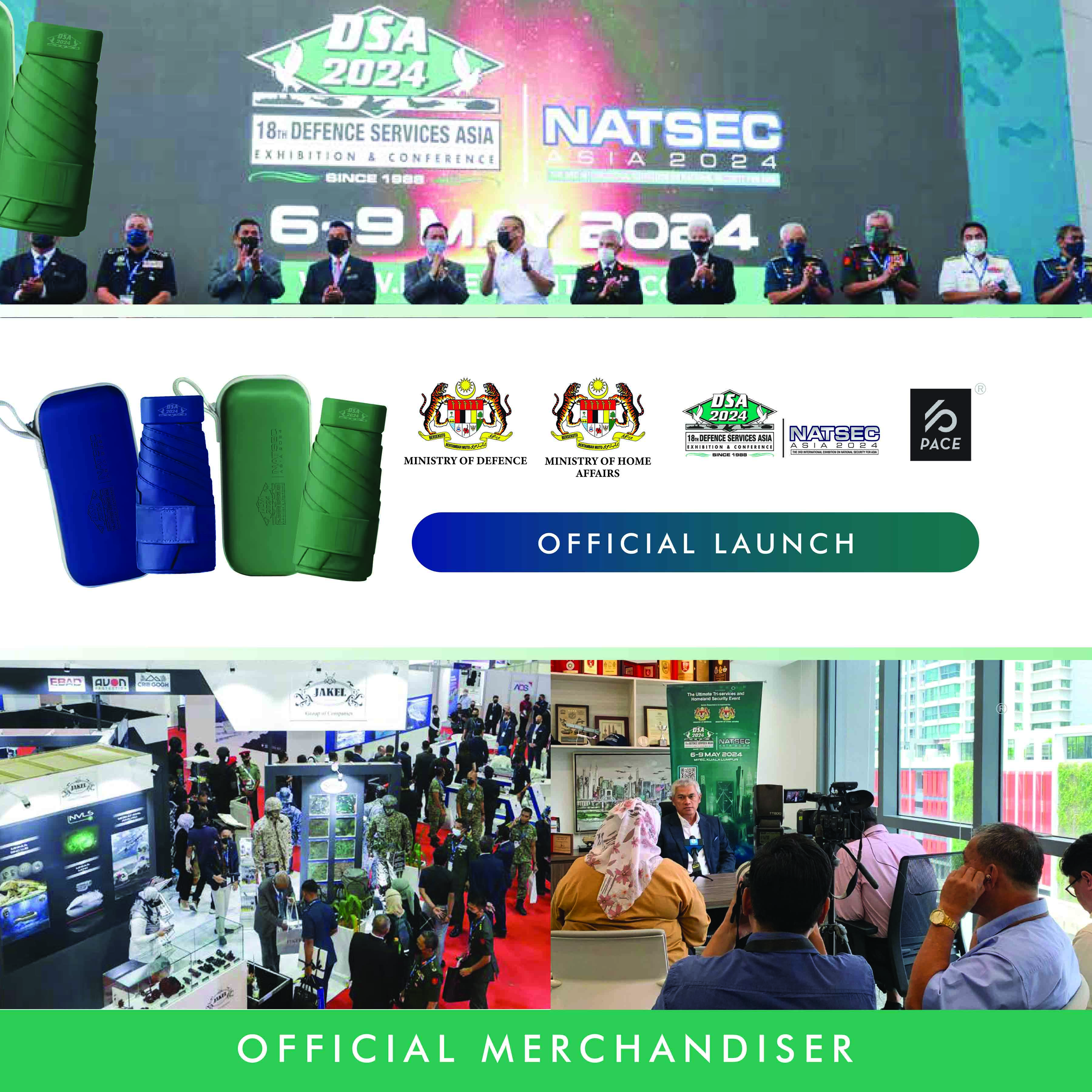 DSA 2024 Mini Umbrella With Box 