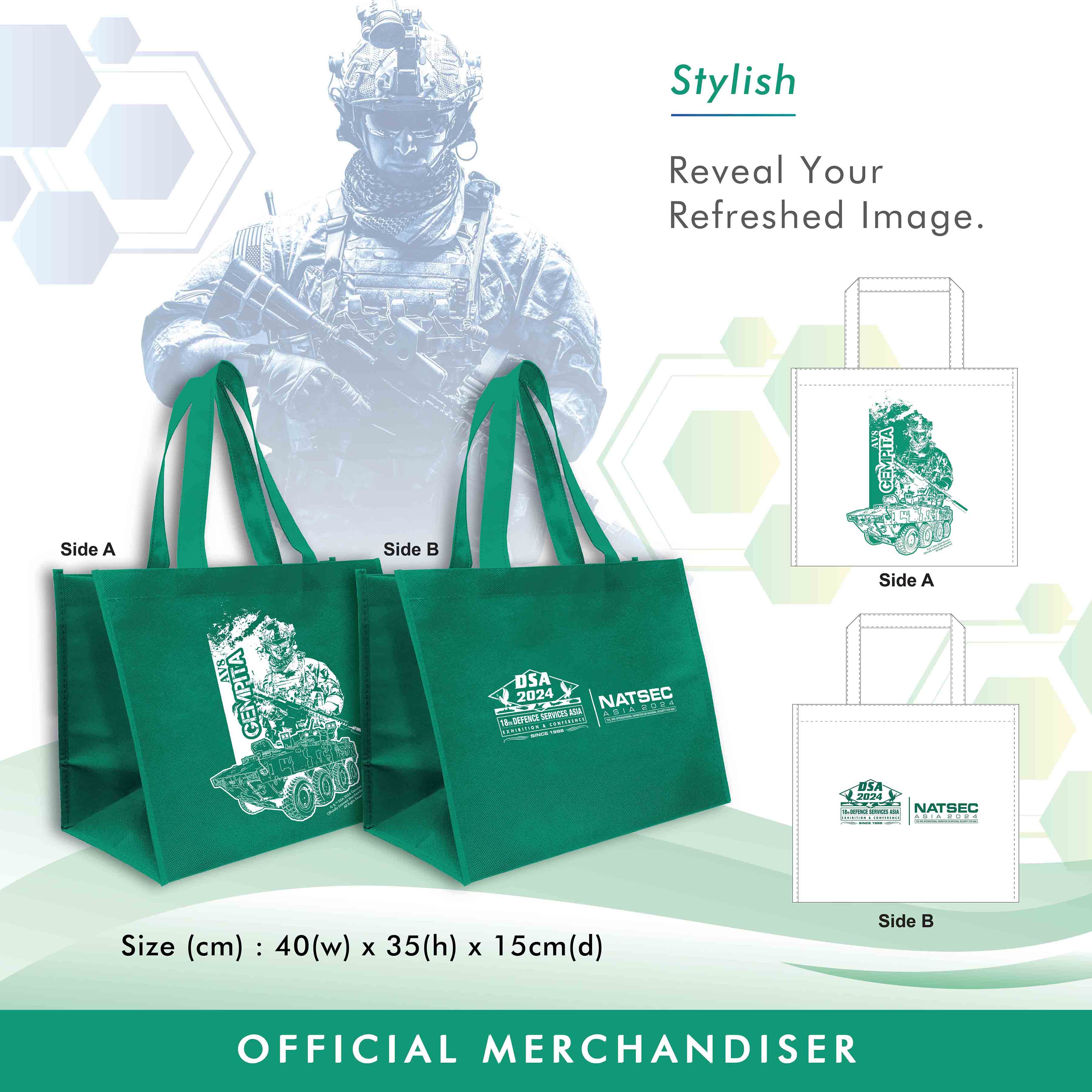 DSA 2024 AV8 Gempita Non-Woven Bag 