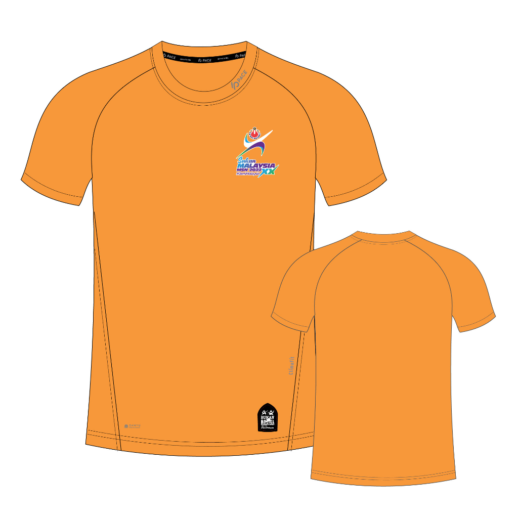 Sukan Malaysia XX MSN 2022 - SUKMA T-SHIRT ClimaFIt -PACE