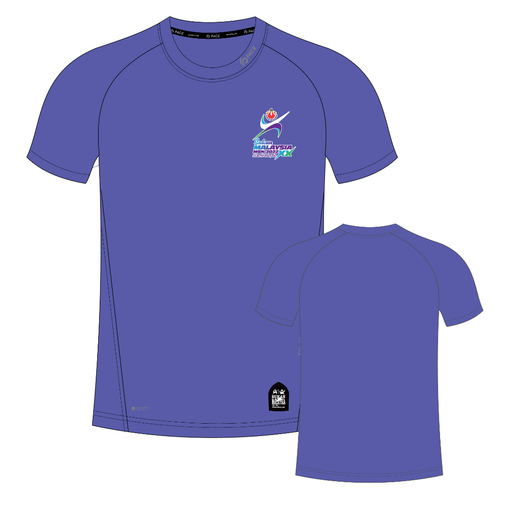 Sukan Malaysia XX MSN 2022 - SUKMA T-SHIRT ClimaFIt -PACE