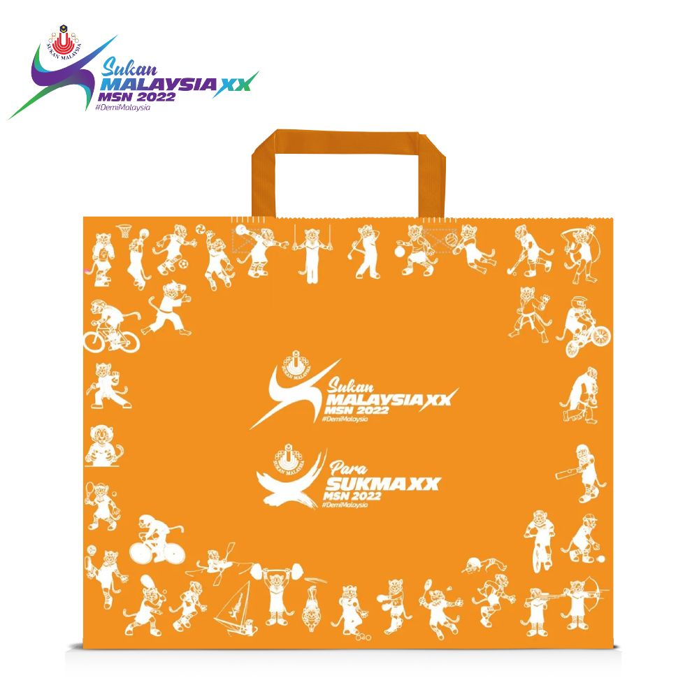 SUKMA`22 Pictogram Bag Orange