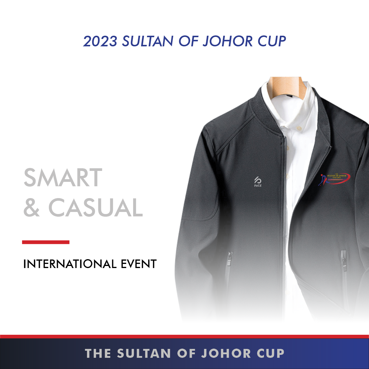 THE SULTAN OF JOHOR CUP - CASUAL JACKET (BLACK)