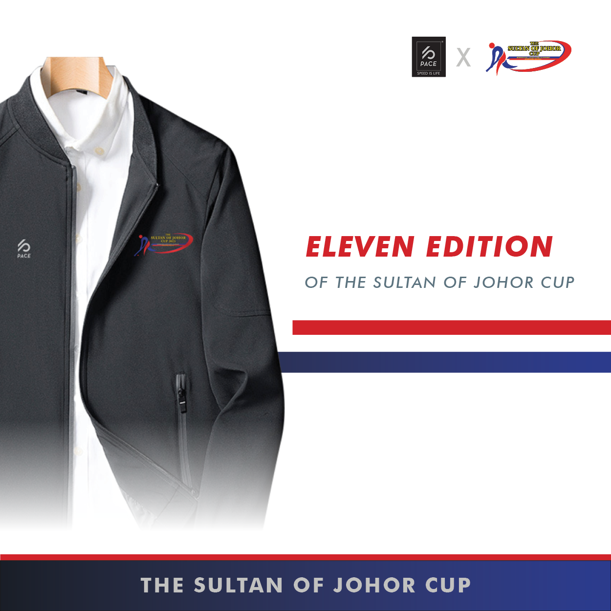THE SULTAN OF JOHOR CUP - CASUAL JACKET (BLACK)