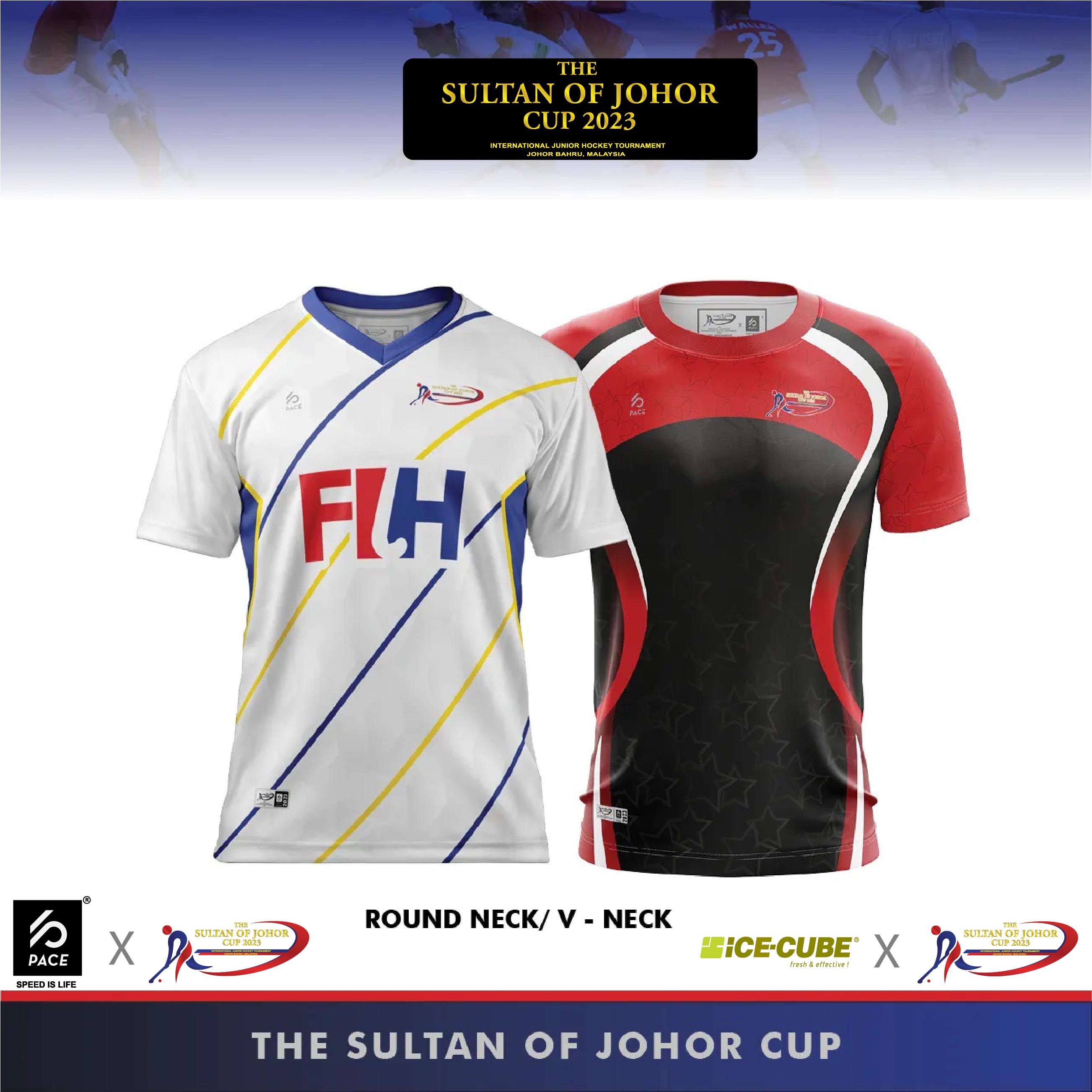 THE SULTAN OF JOHOR CUP - ROUND NECK/ V - NECK