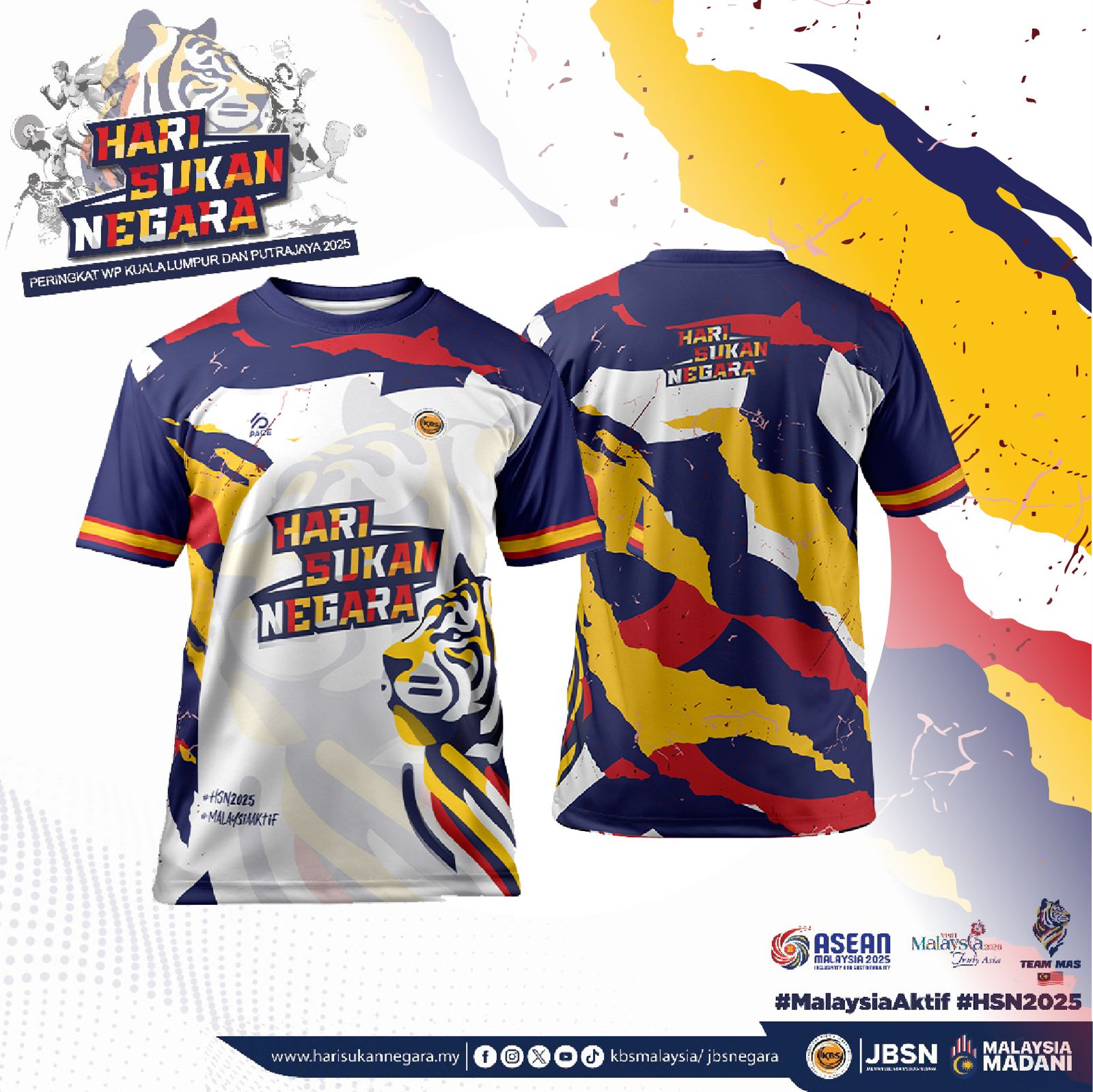 HARI SUKAN NEGARA-25 Round Neck