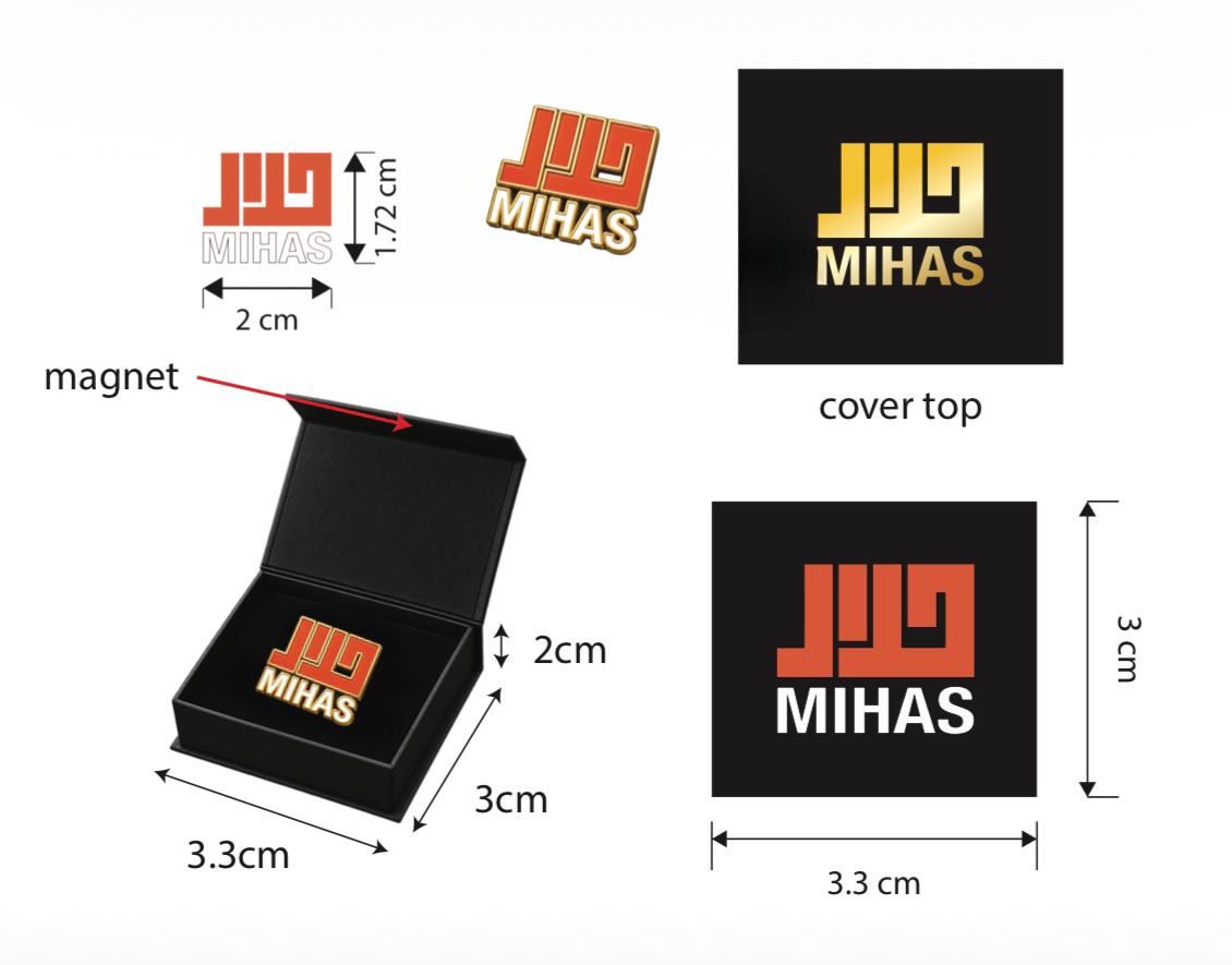 MIHAS`26 Collar Pin Magnet