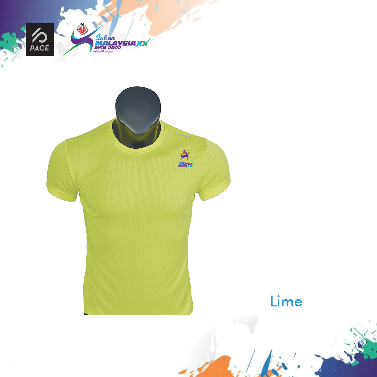 Sukan Malaysia XX MSN 2022 - SUKMA Active Dry T-Shirt (Short Sleeve) 