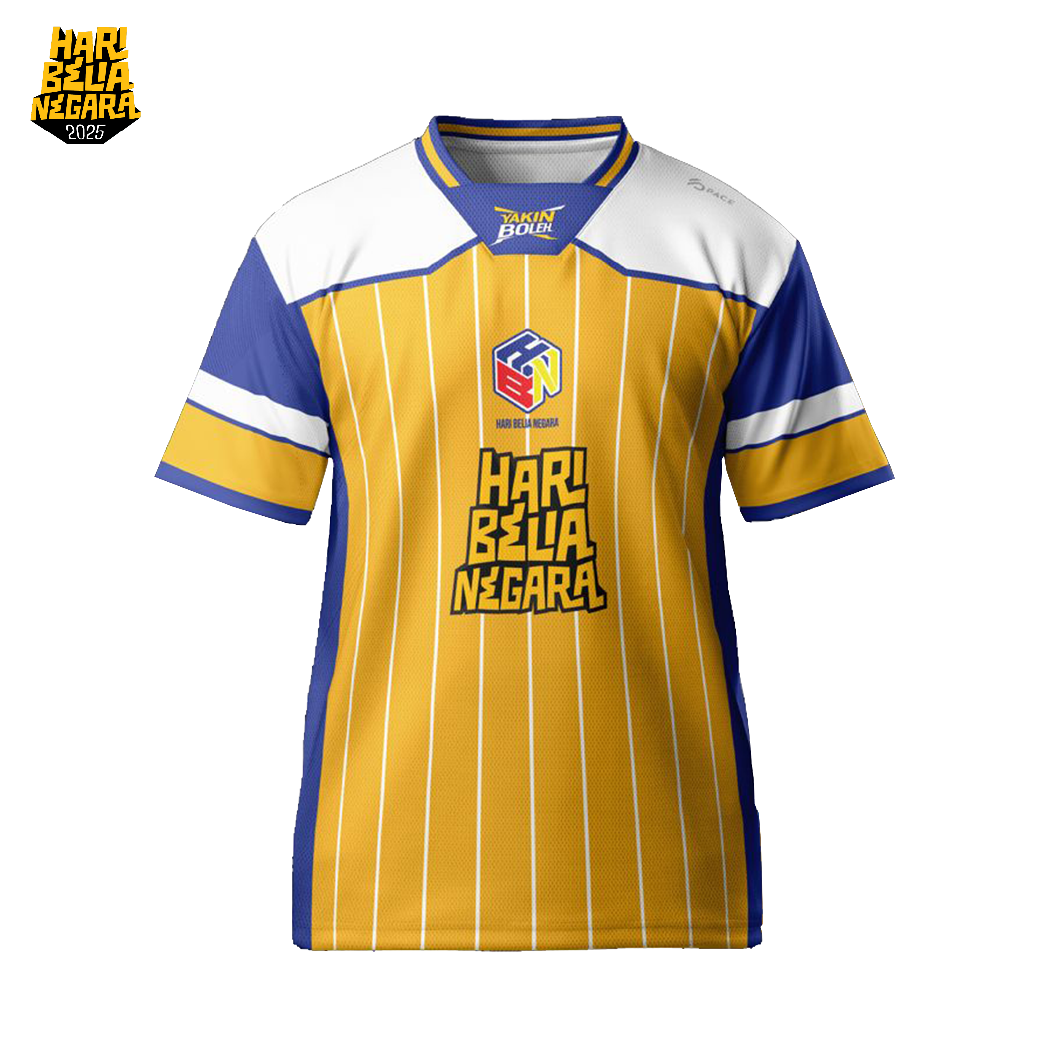 HARI BELIA NEGARA`25 Yakin Boleh NFL Jersey
