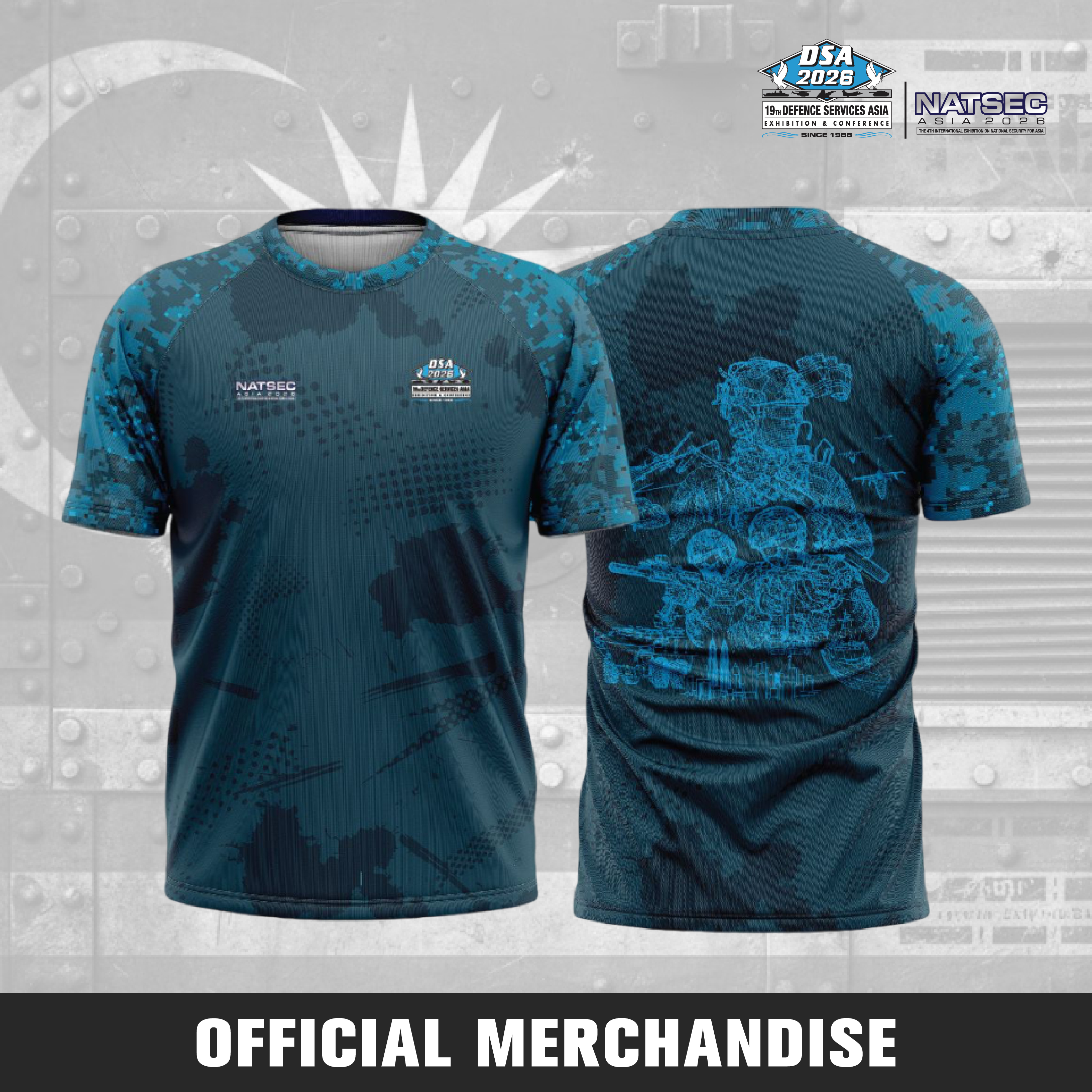 DSA26 Round Neck Sublimation Short Sleeve