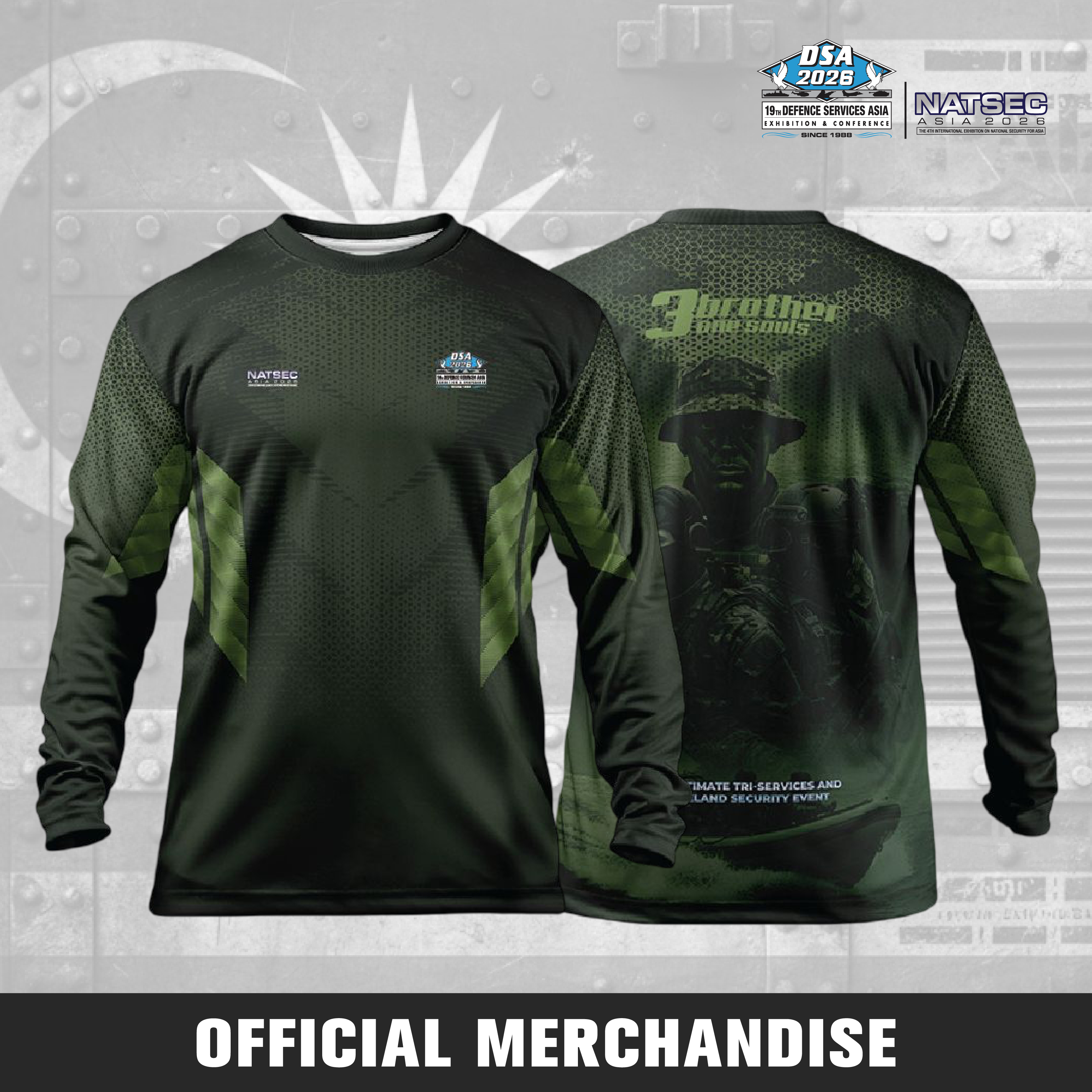 DSA26 Round Neck Sublimation Long Sleeve