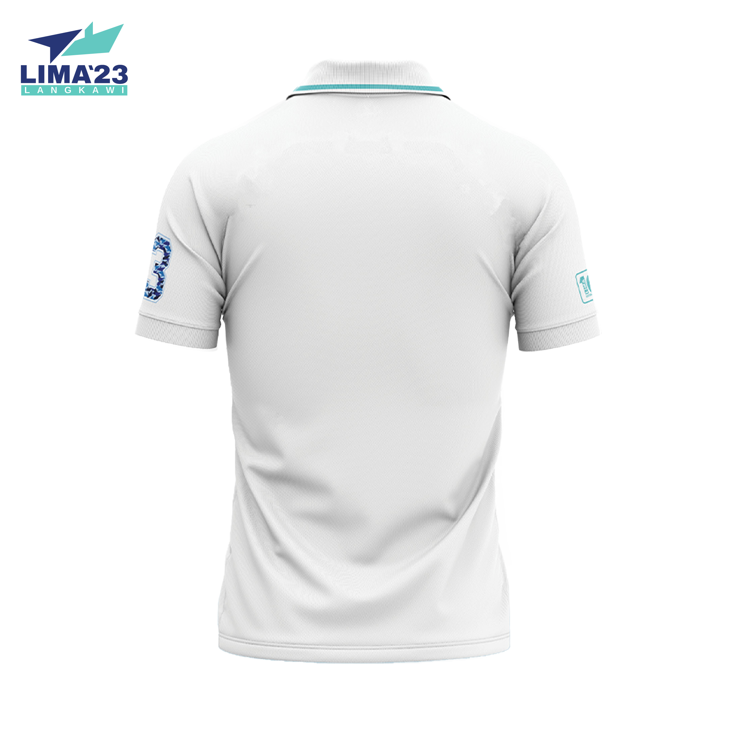 LIMA`23 Classic Polo Tee White