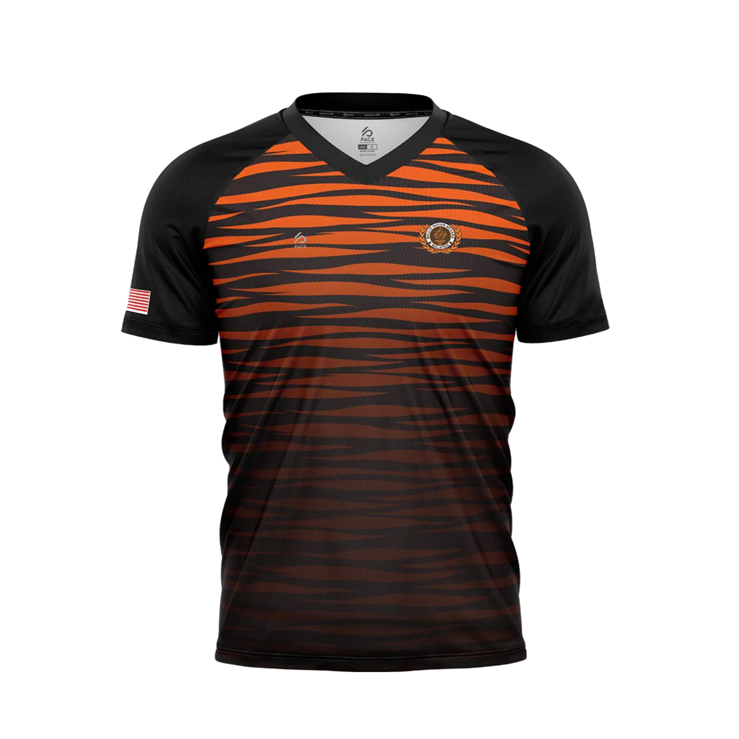 TIGER STRIPE SERIES V-Neck Black