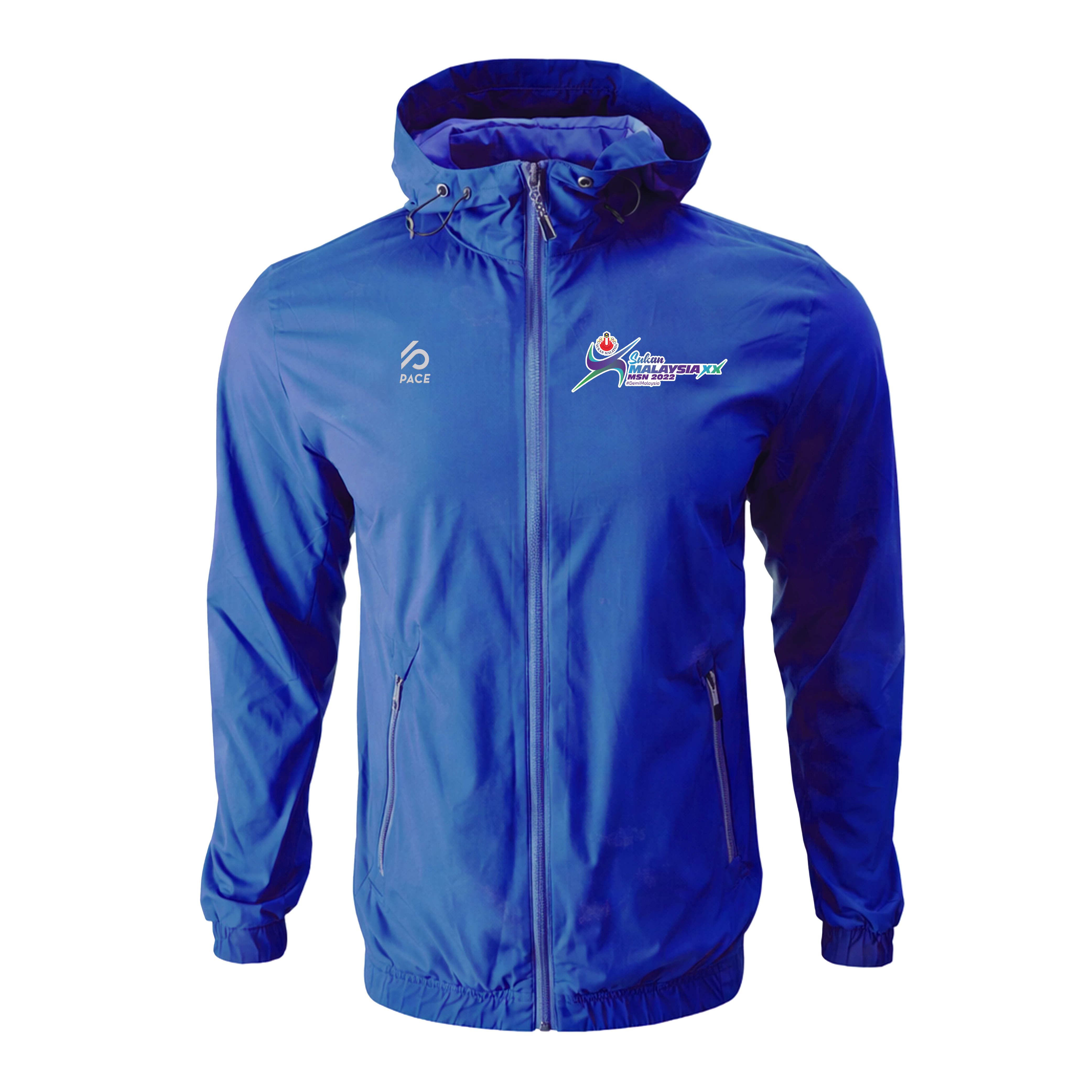 SUKMA`22 Pocketable UV Protection Parka Navy Blue/Purple