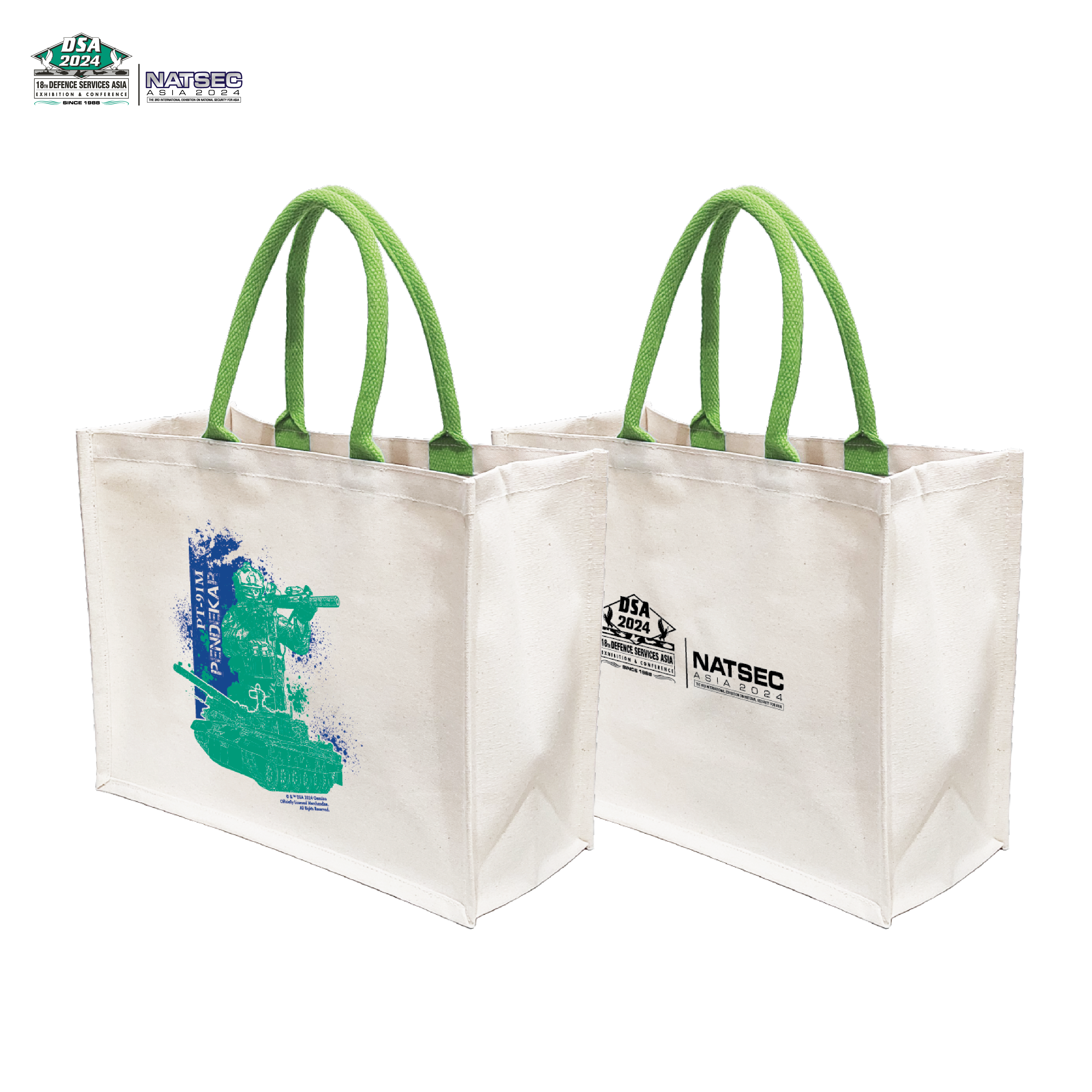 DSA 2024 PT-91M Pendekar Exclusive Canvas Carrier Bag 