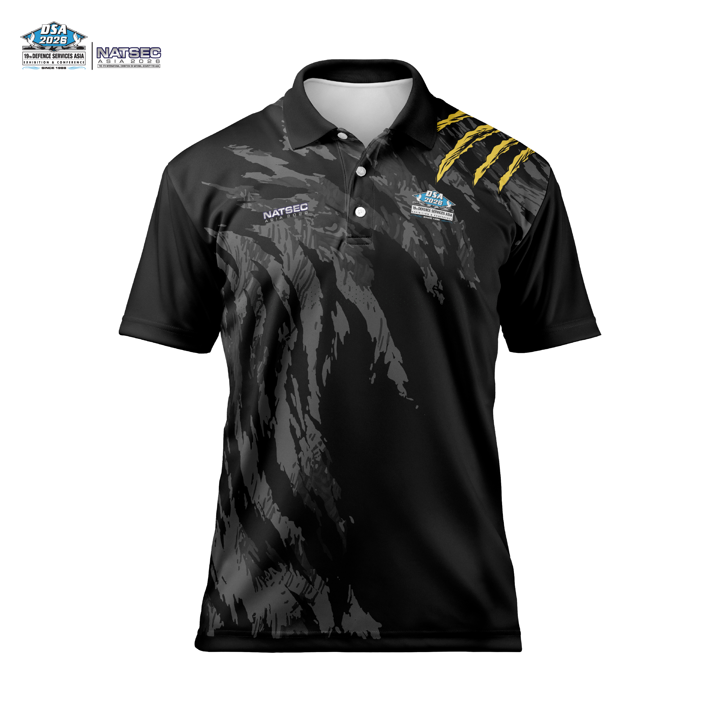 DSA26 Polo Zip Sublimation