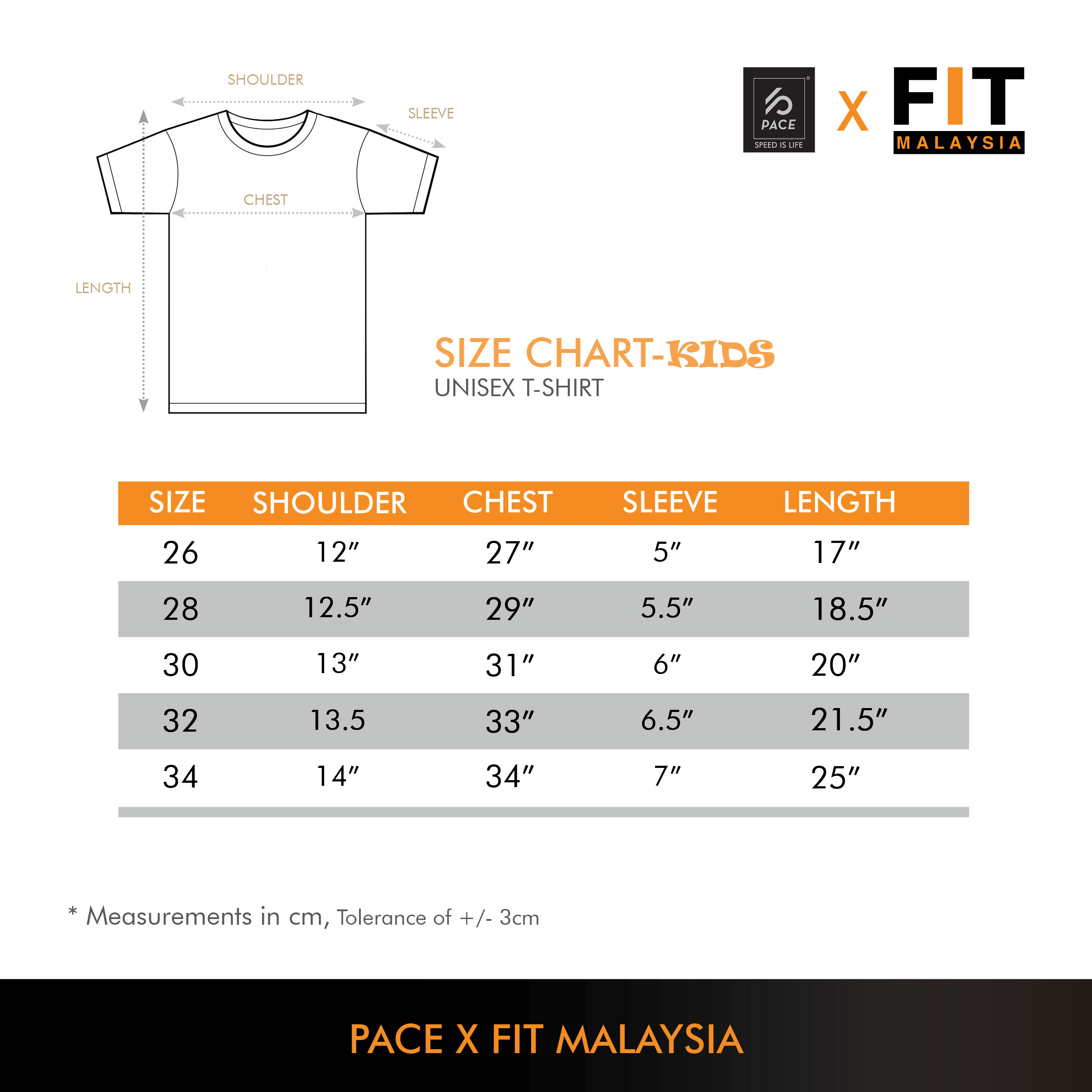 FIT MALAYSIA T-SHIRT KIDS