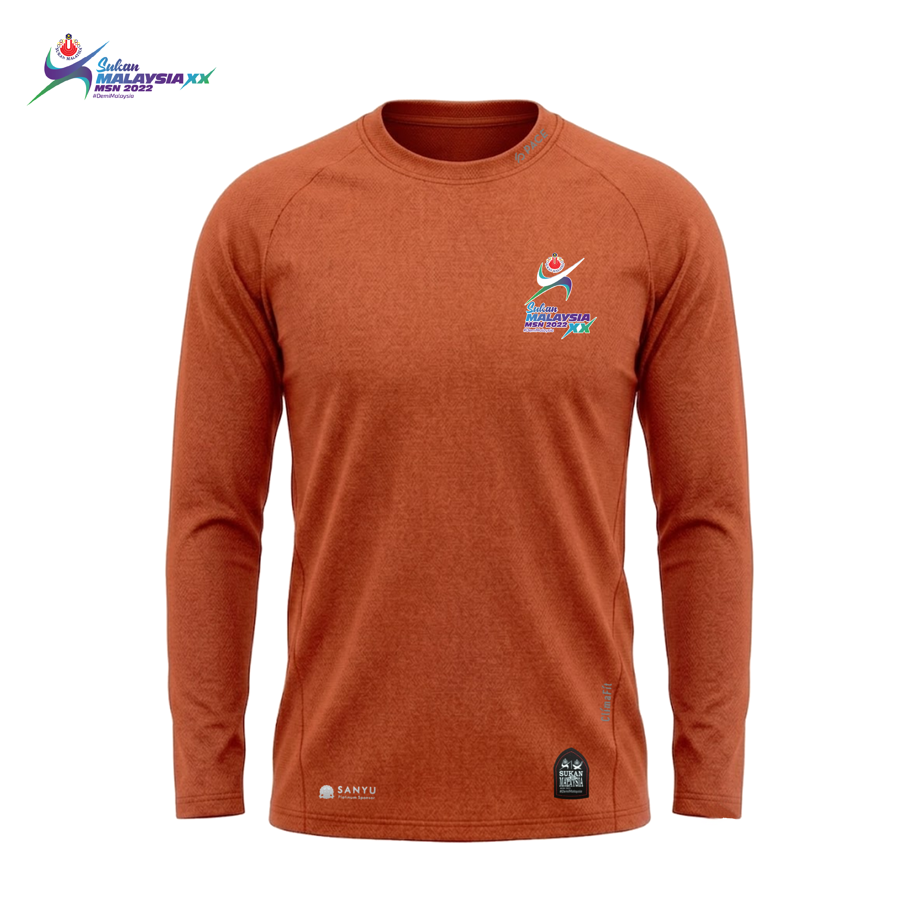 SUKMA`22 ClimaFit Running Tee Long Sleeve