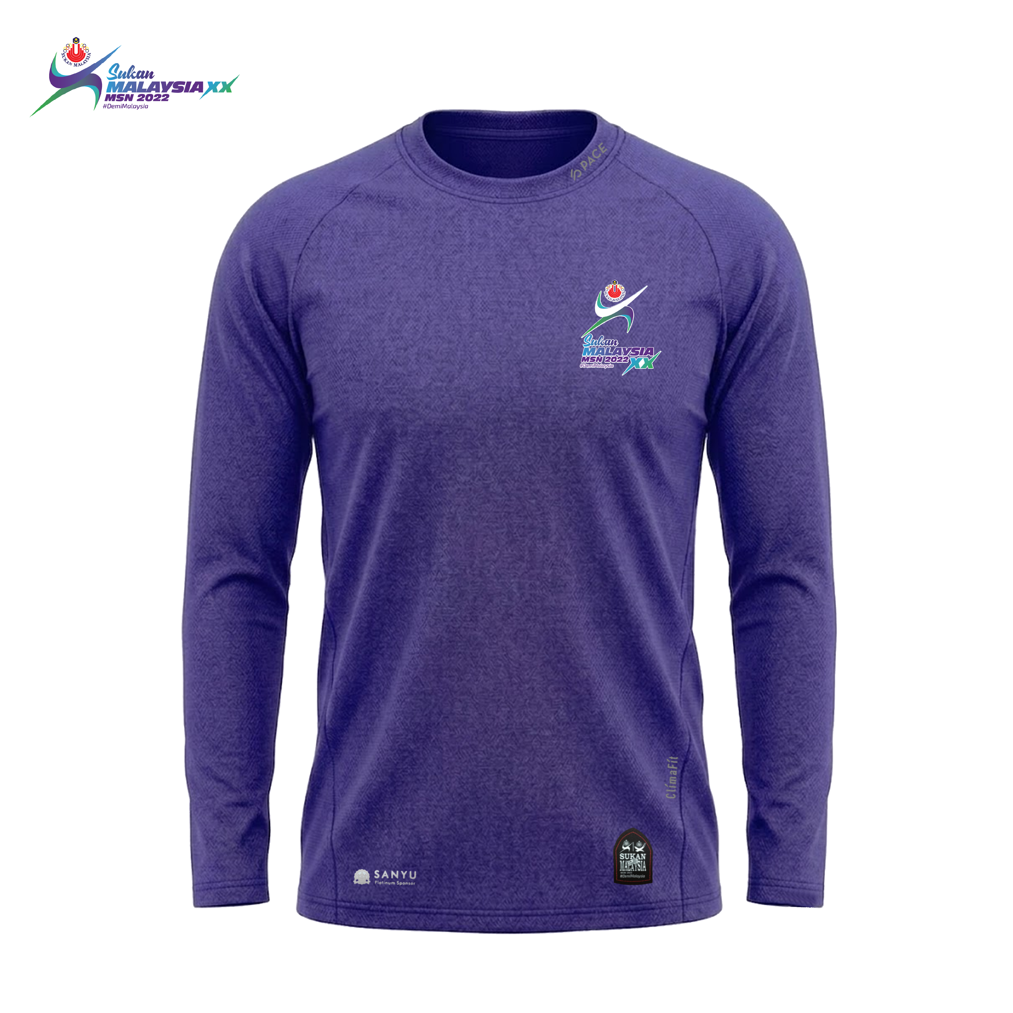 SUKMA`22 ClimaFit Running Tee Long Sleeve