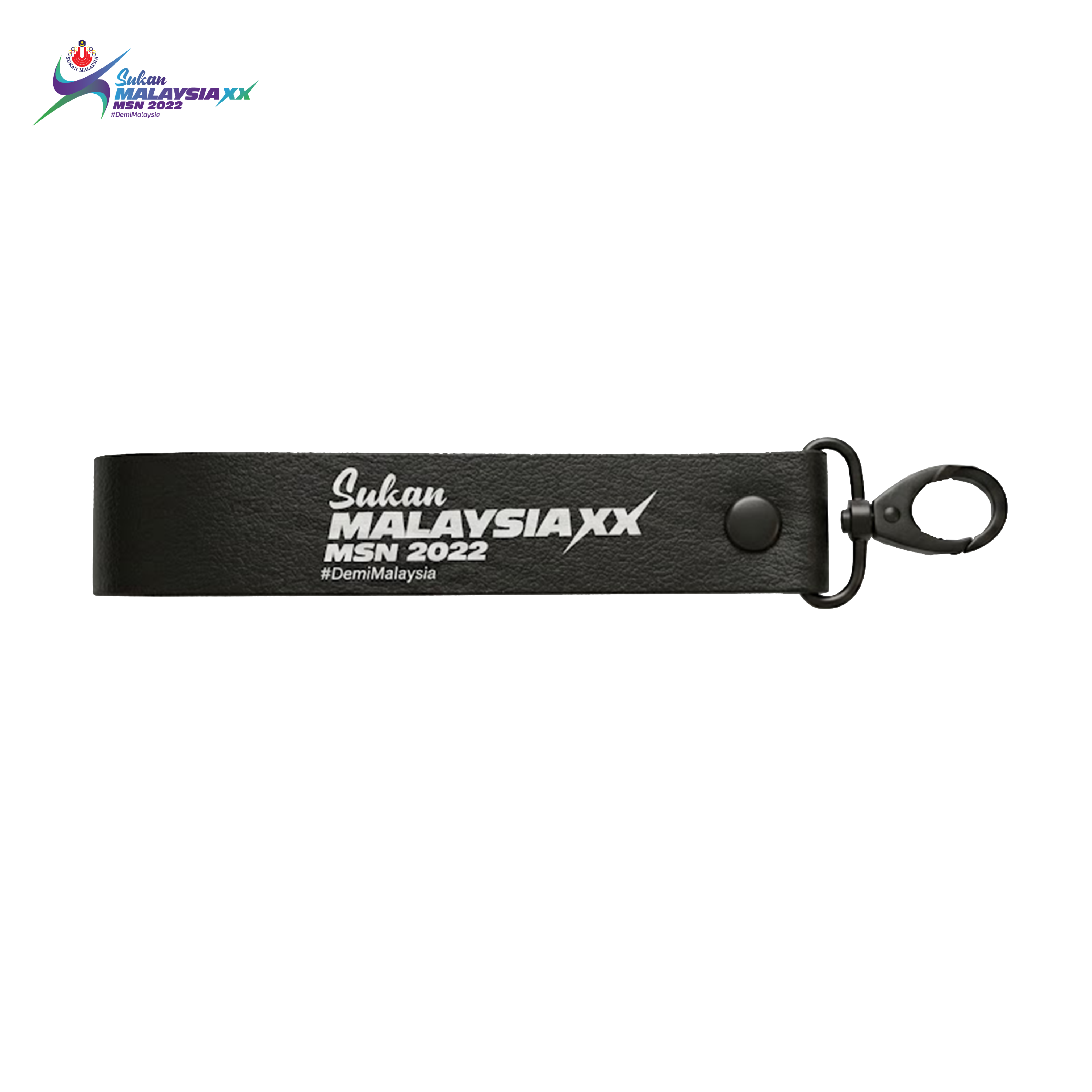SUKMA`22 Lanyard Keychain Black 