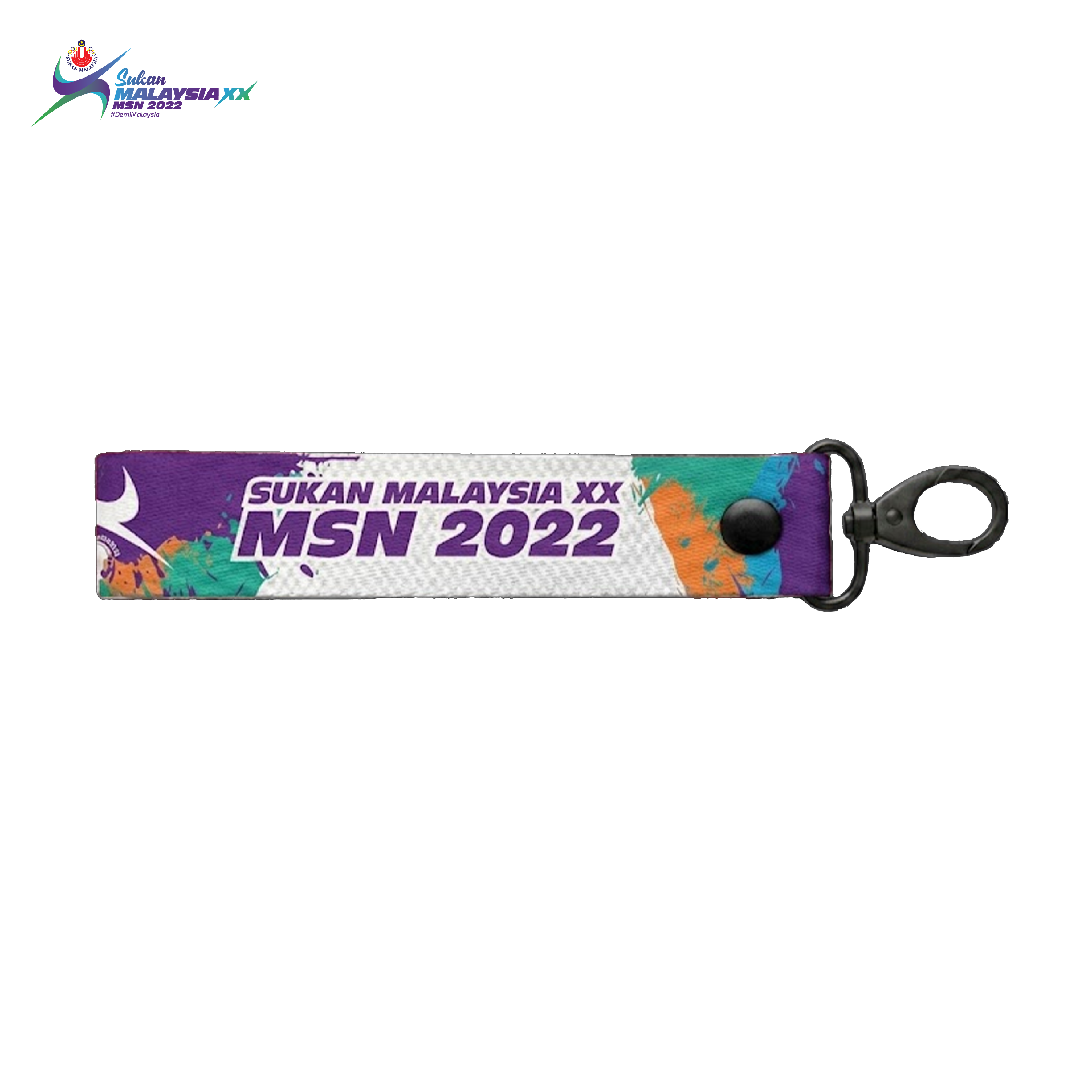 SUKMA`22 Full Sublimation Lanyard Keychain
