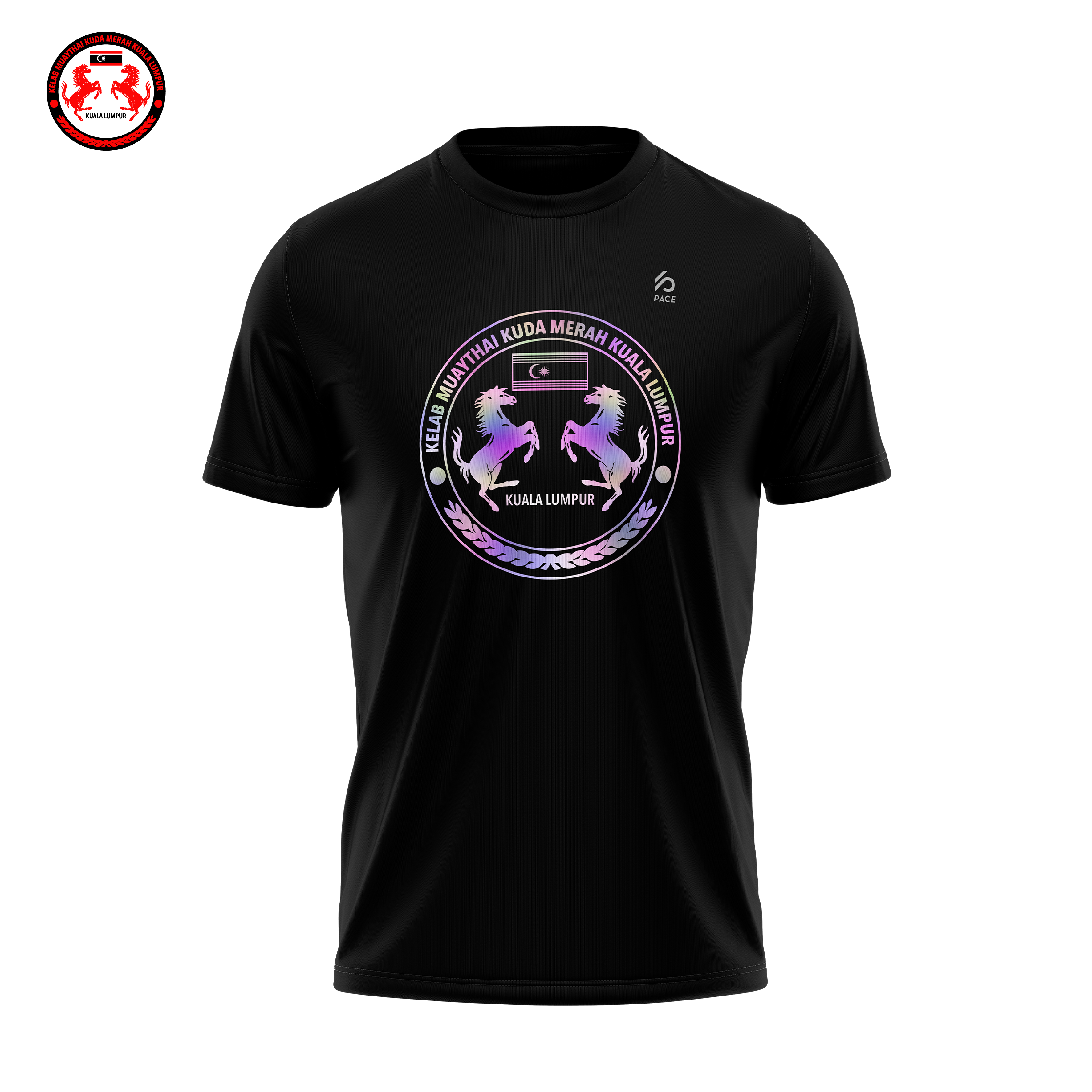 KUDA MERAH`24 Black Rainbow Tee