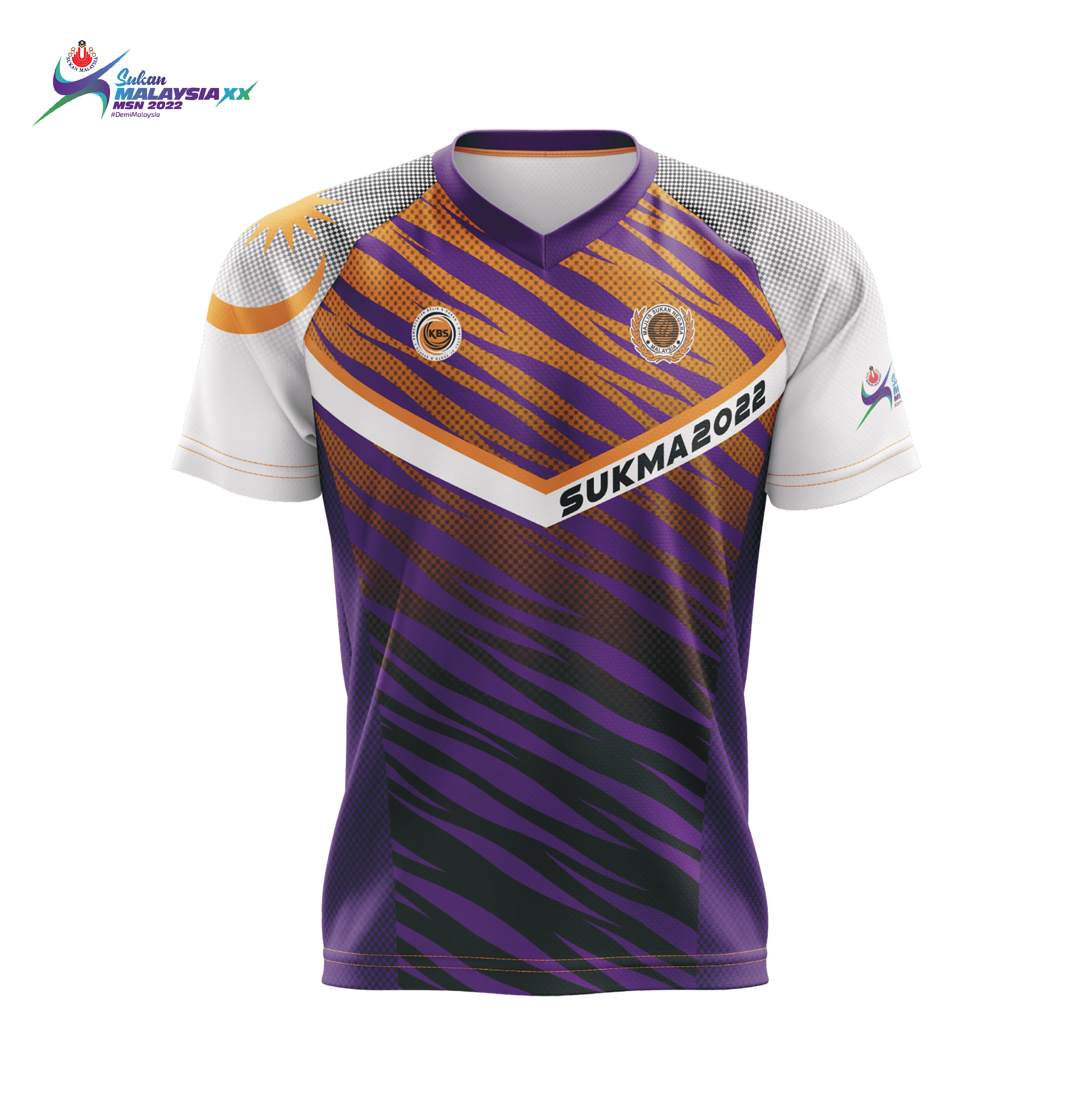 SUKMA`22 SUKMA 2022 V-Neck Tee