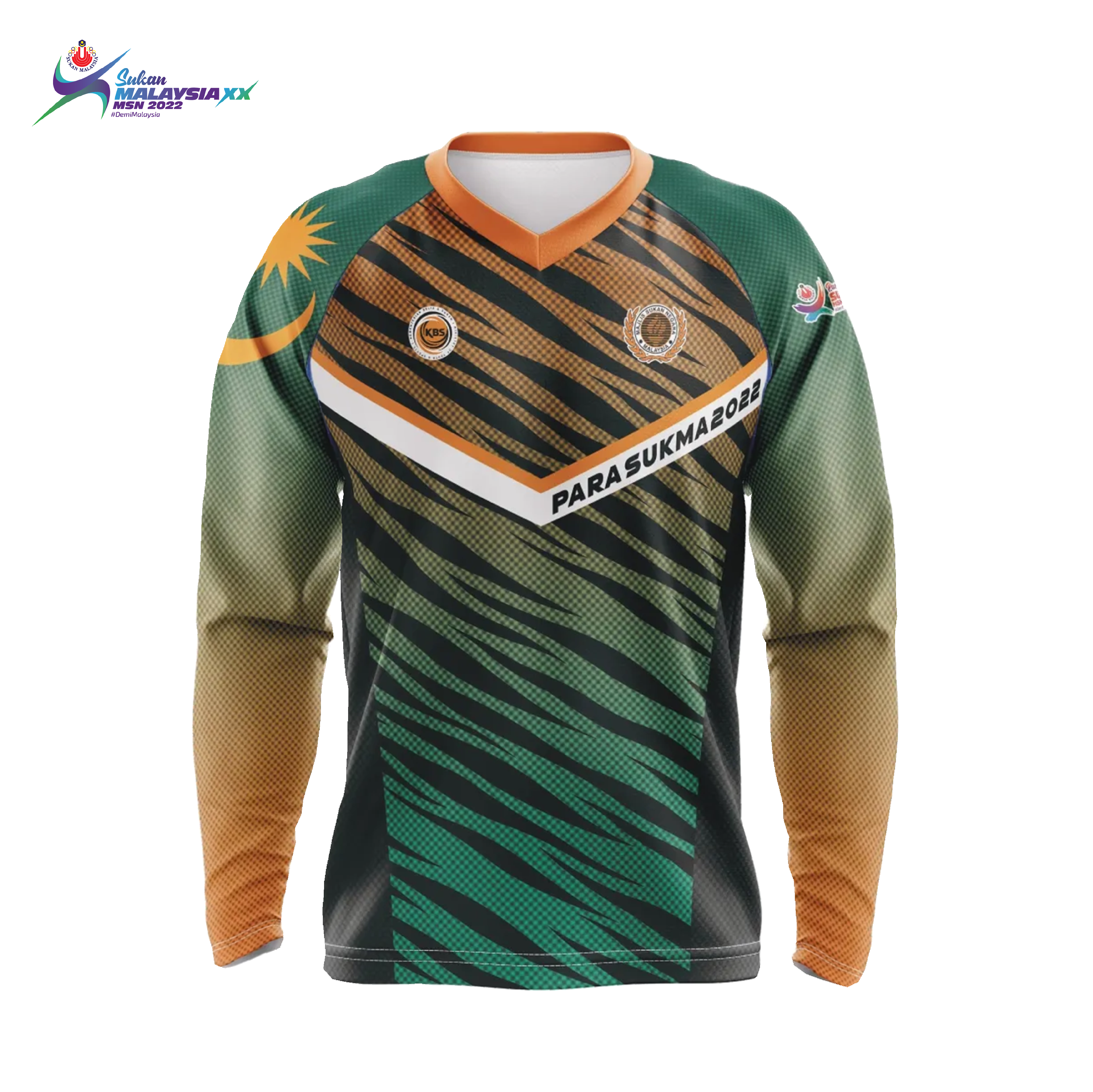SUKMA`22 SUKMA 2022 N-Neck Long Sleeve