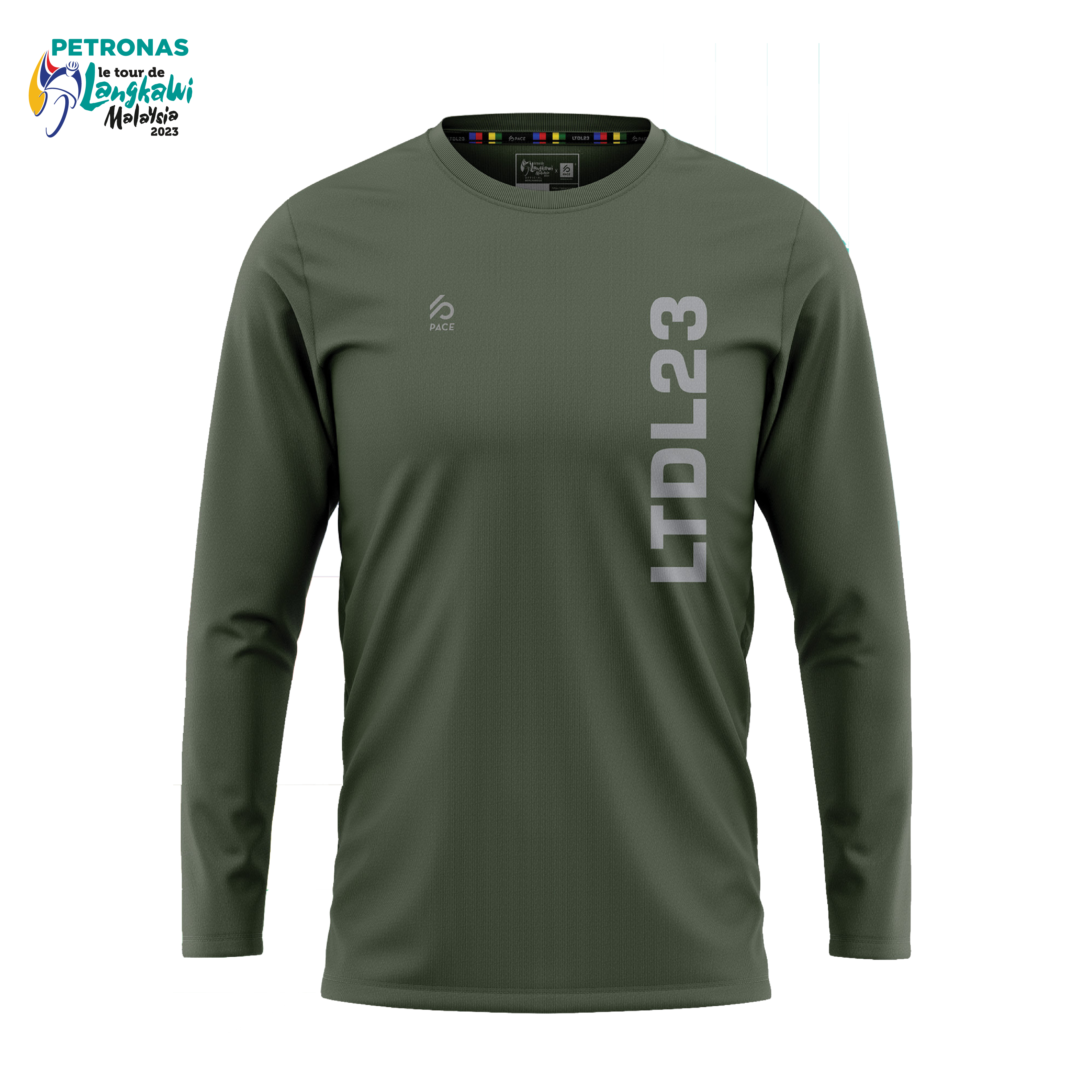 LTDL`23 Reflector Tee Long Sleeve Forest Green