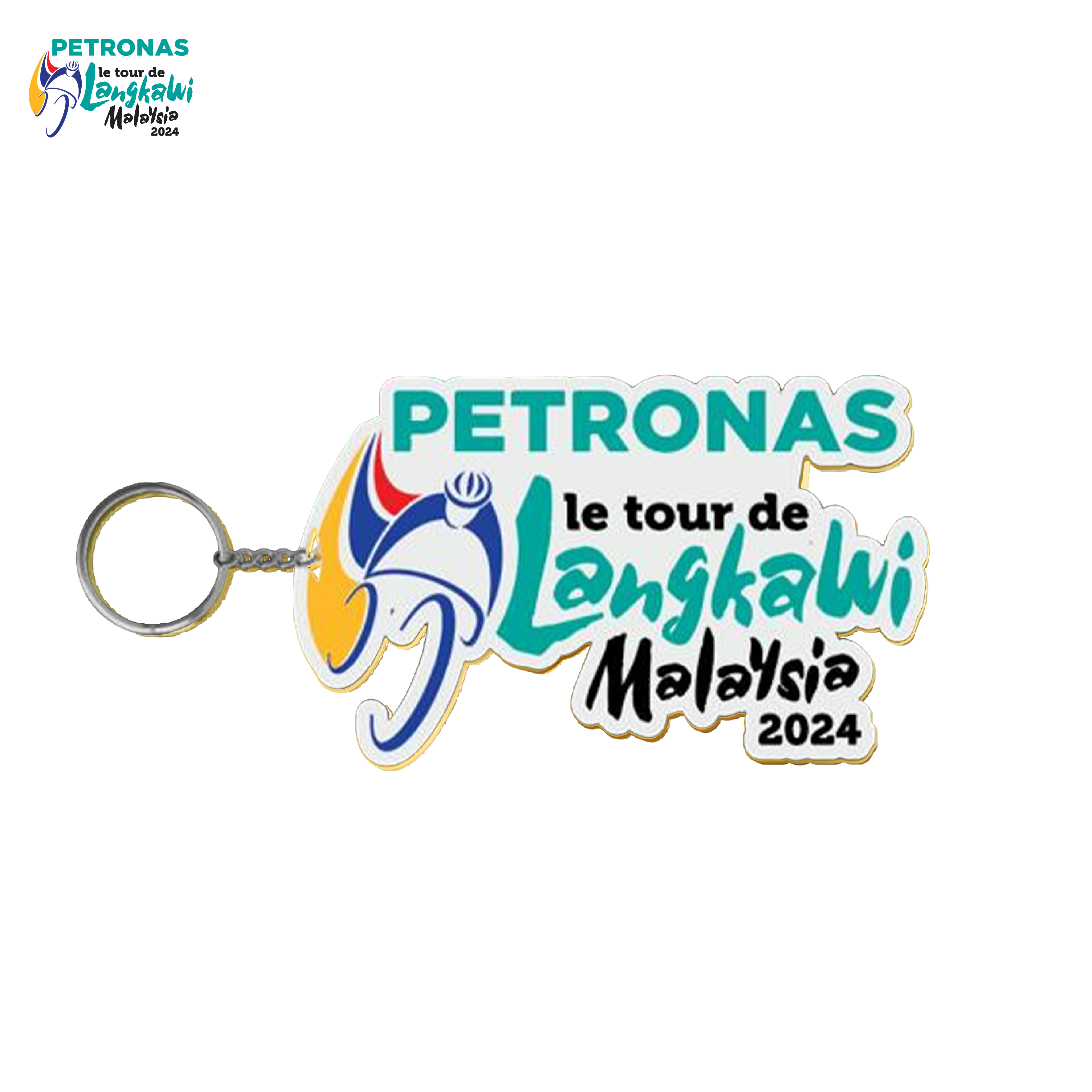 PLTDL`24 Keychain White Gold