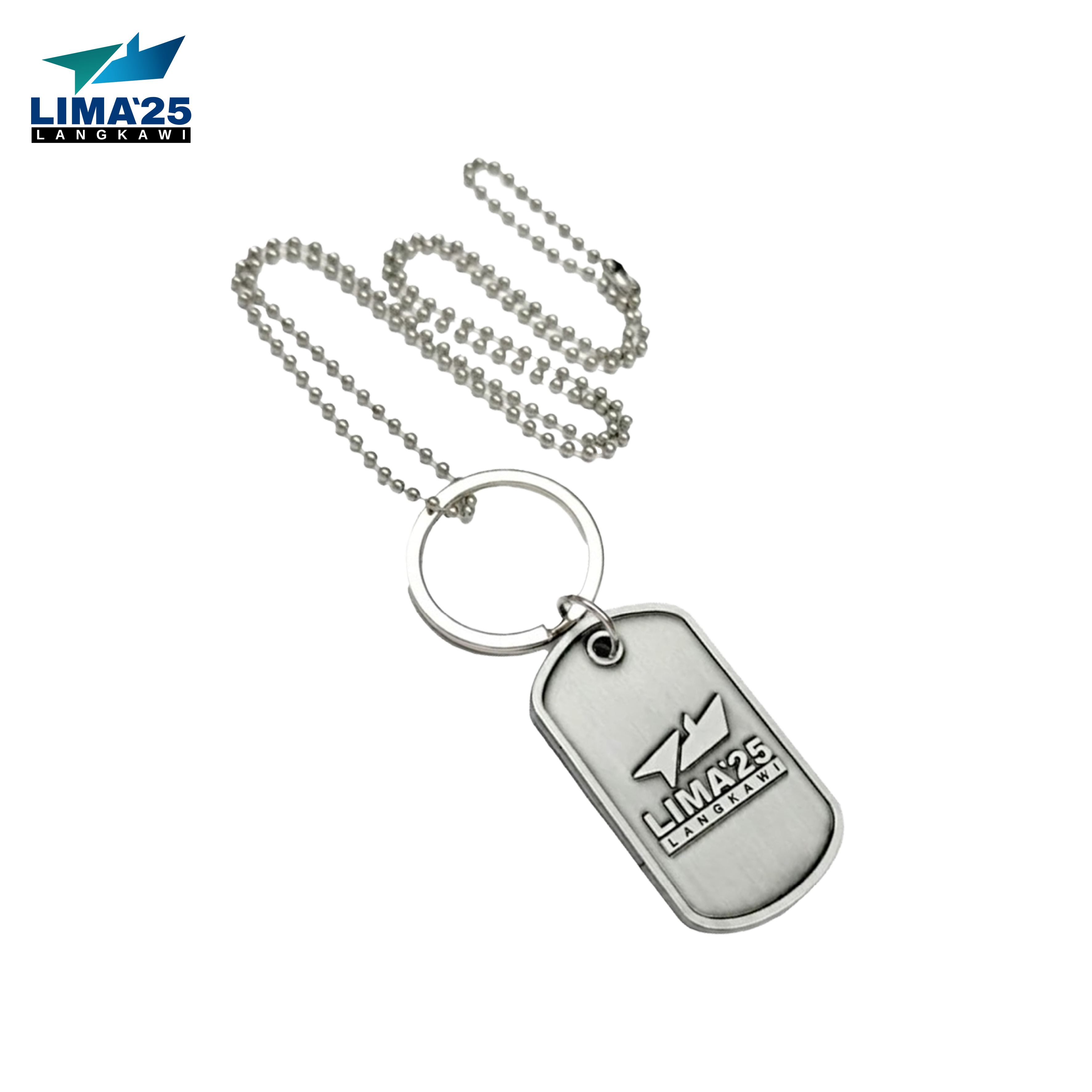 LIMA`25 Military Tag Kechain