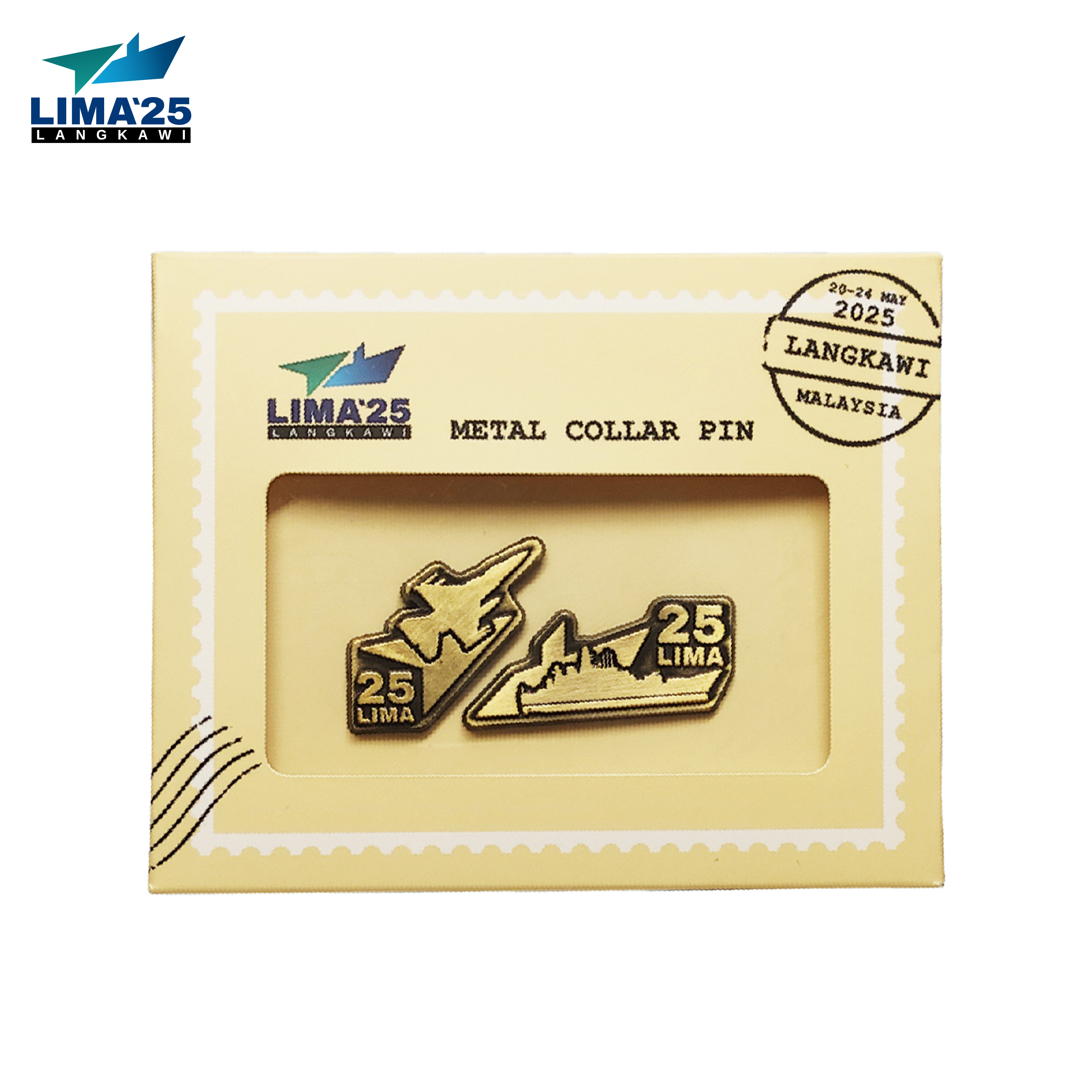 LIMA`25 Metal Collar Pin