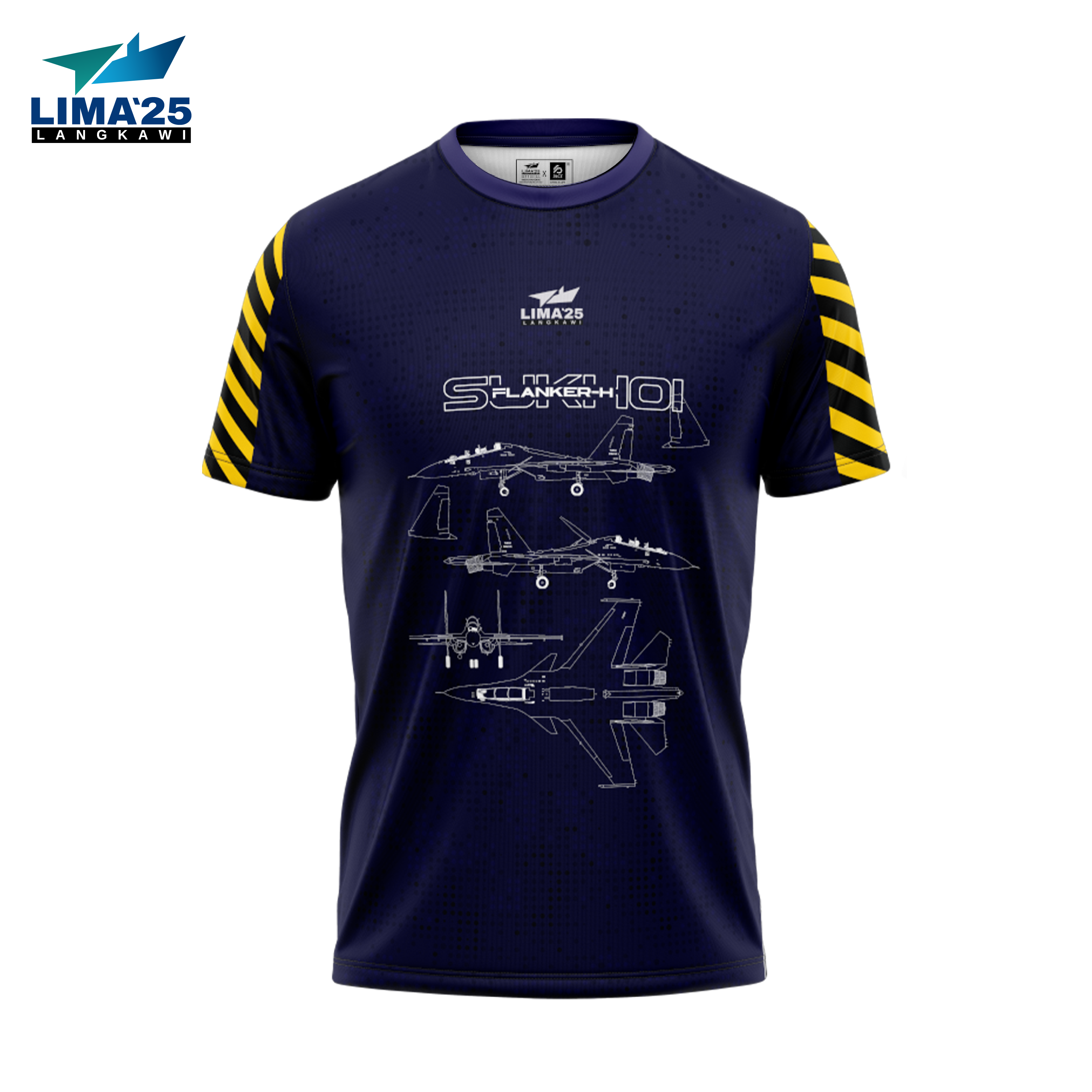 LIMA`25 Sukhoi Flanker SU-30MKM Tee 