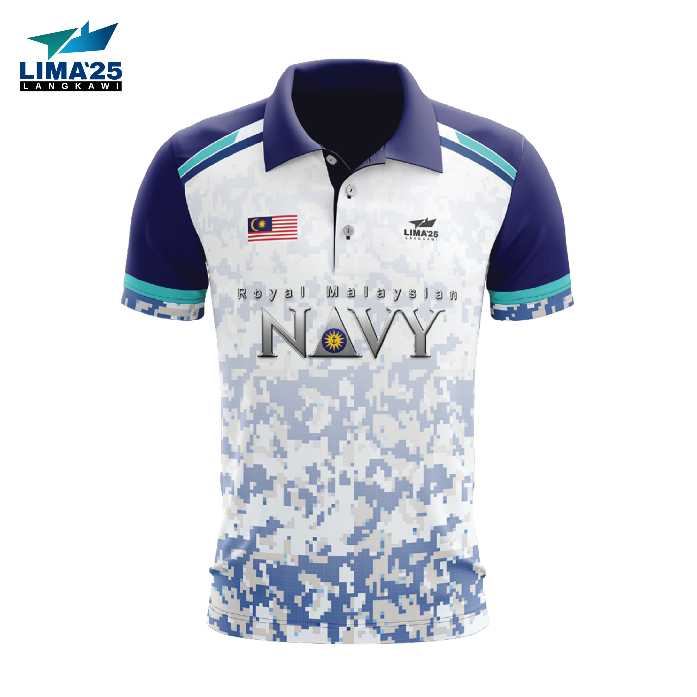 LIMA`25 Digital Camouflage Polo